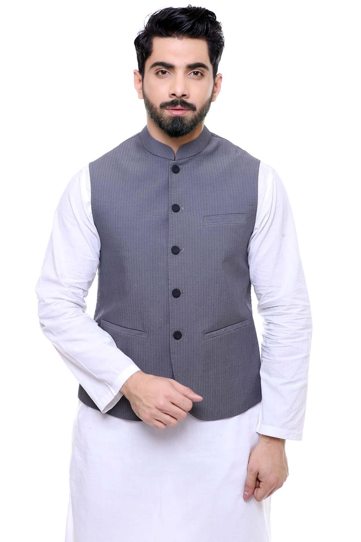 WAIST COAT DARK GREY - Image 2