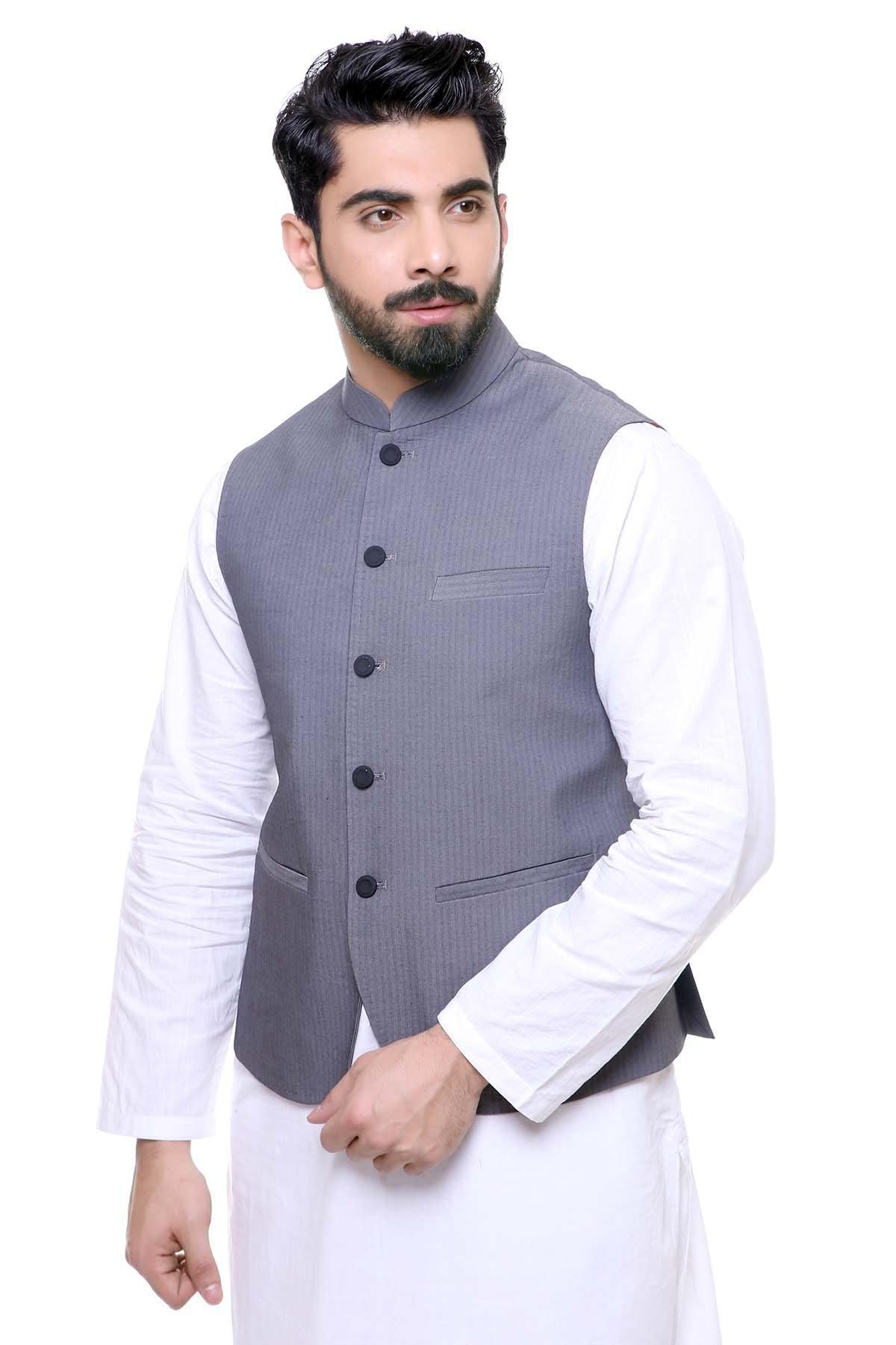 WAIST COAT DARK GREY - Image 3