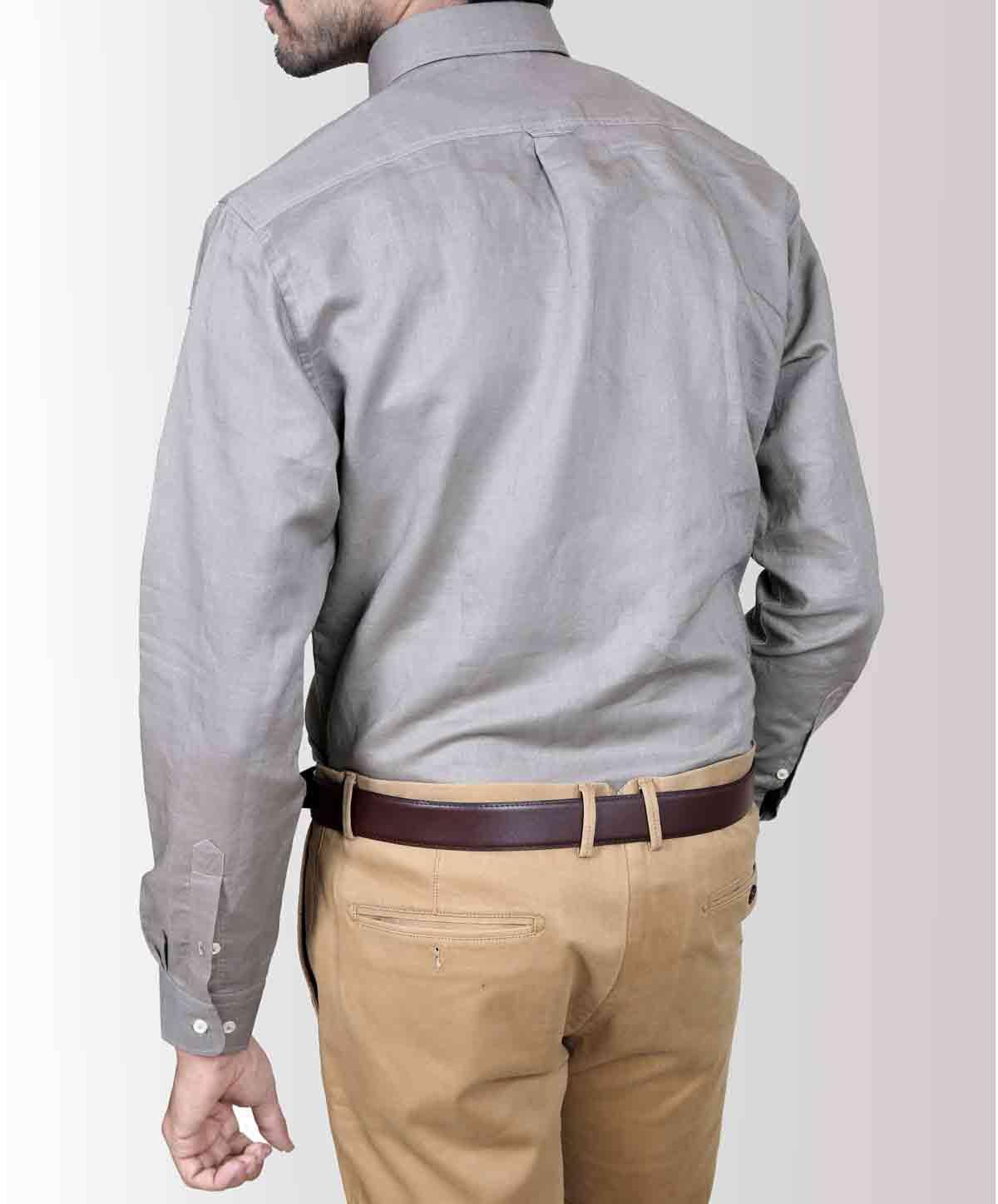 Smart Shirt Khaki - Image 4