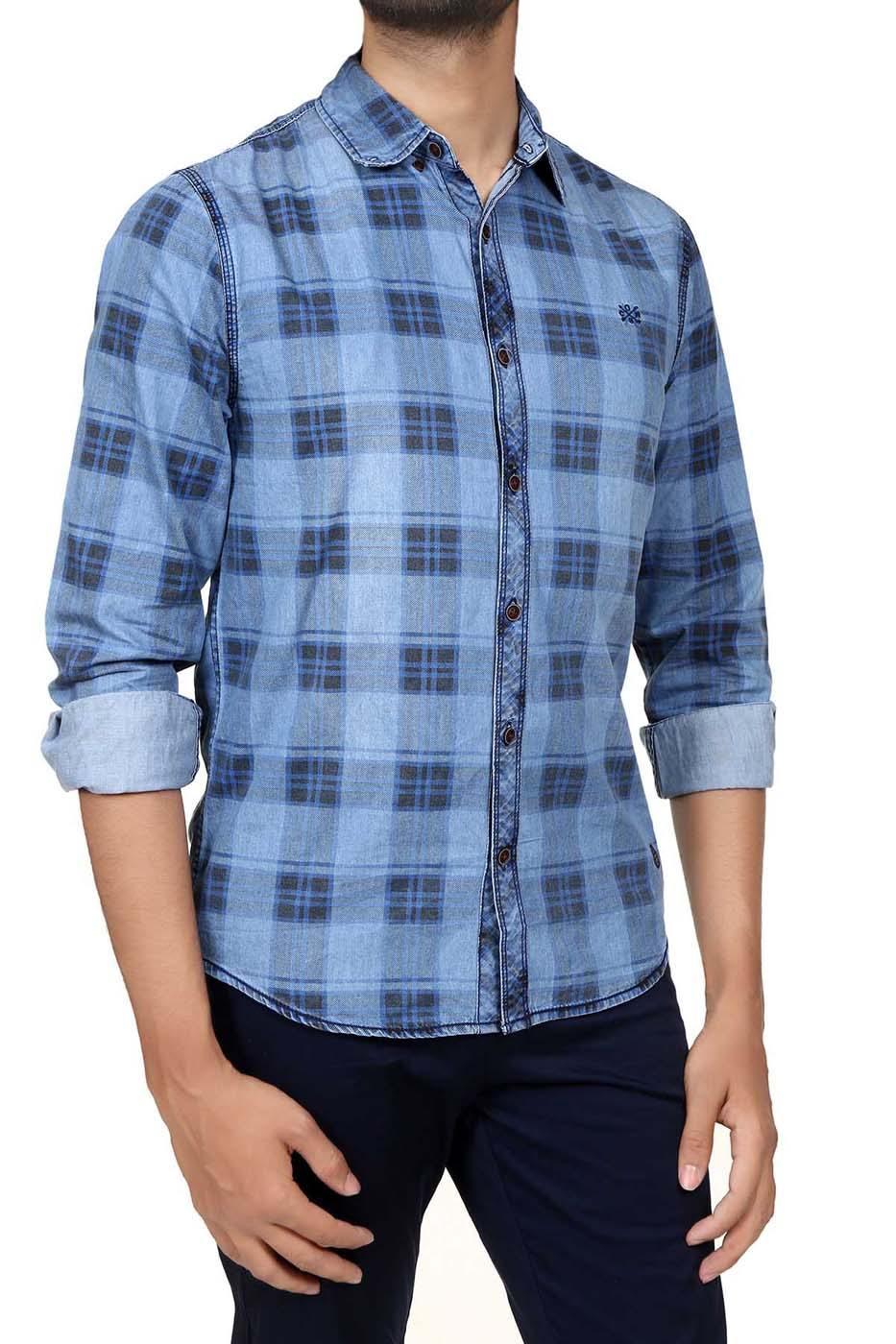 Casual Shirt Denim Blue - Image 2