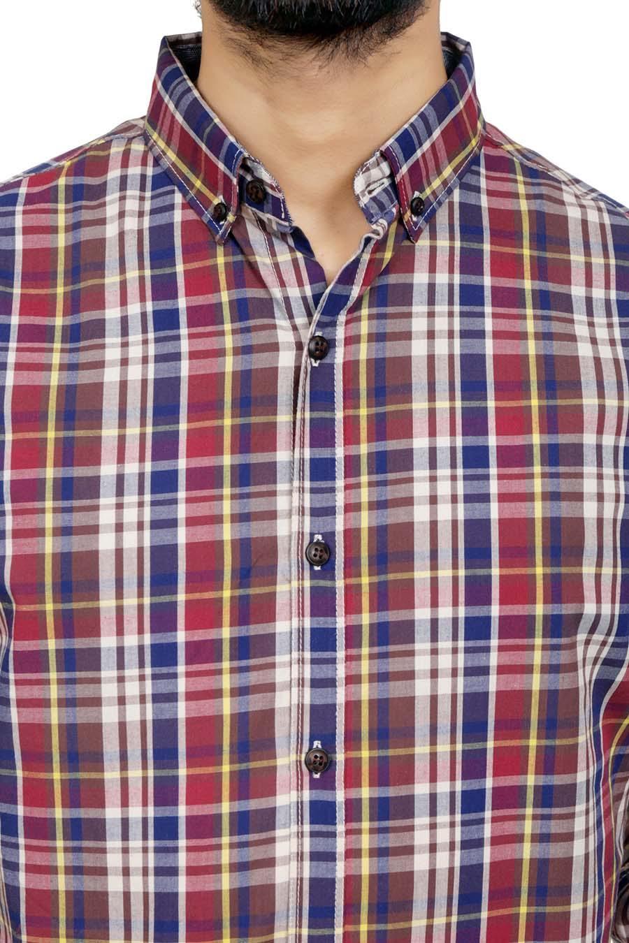 Casual Shirt Full Sleeves Multi Color Check - Image 2