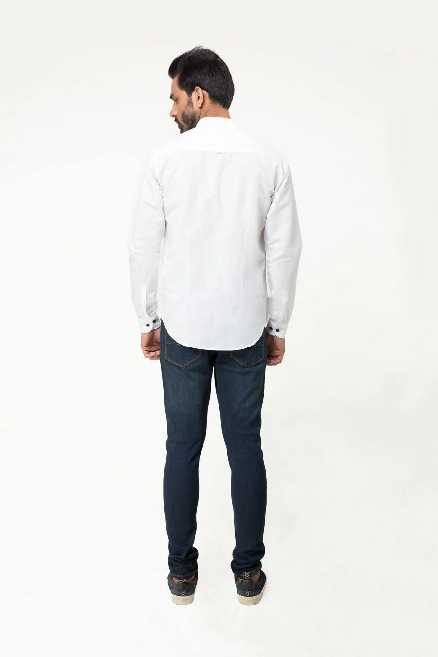 Casual Shirt Full Sleeves White - Image 2