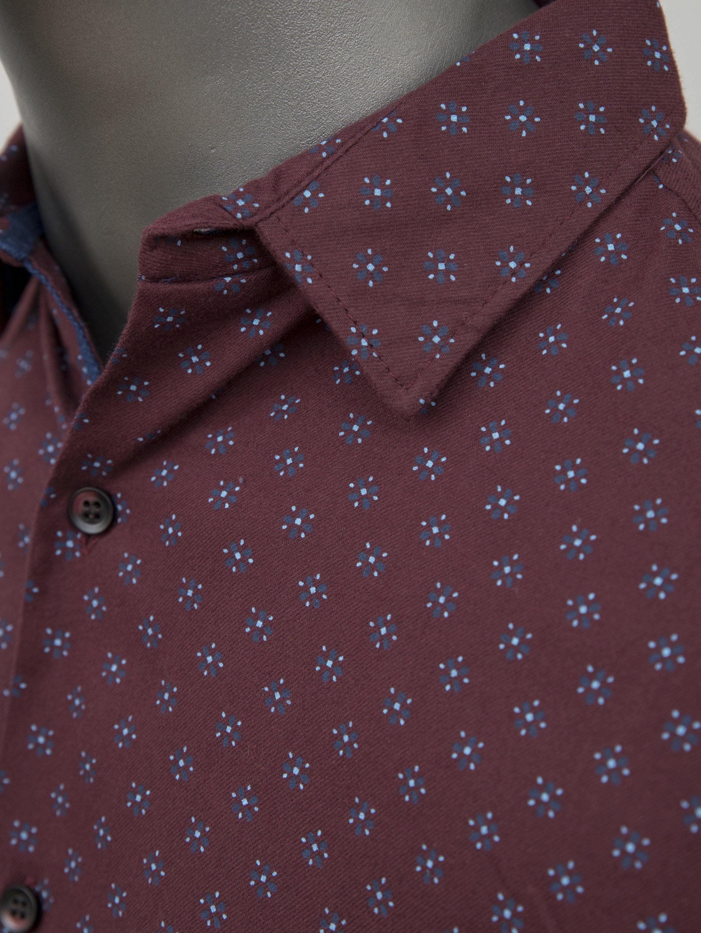 Casual Shirt  FULL Sleeve Mahroon WINTER - Image 3