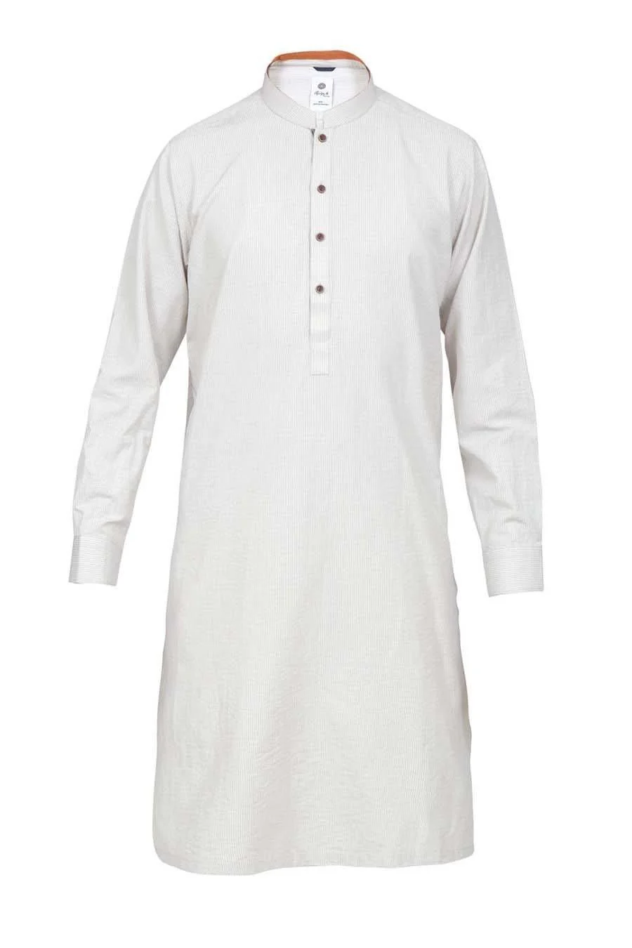 Kurta Ban Collar Light Brown