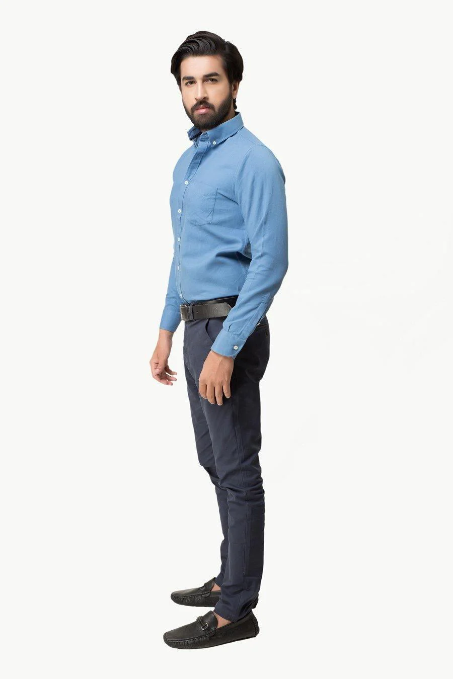 Smart Shirt Blue Grey - Image 2