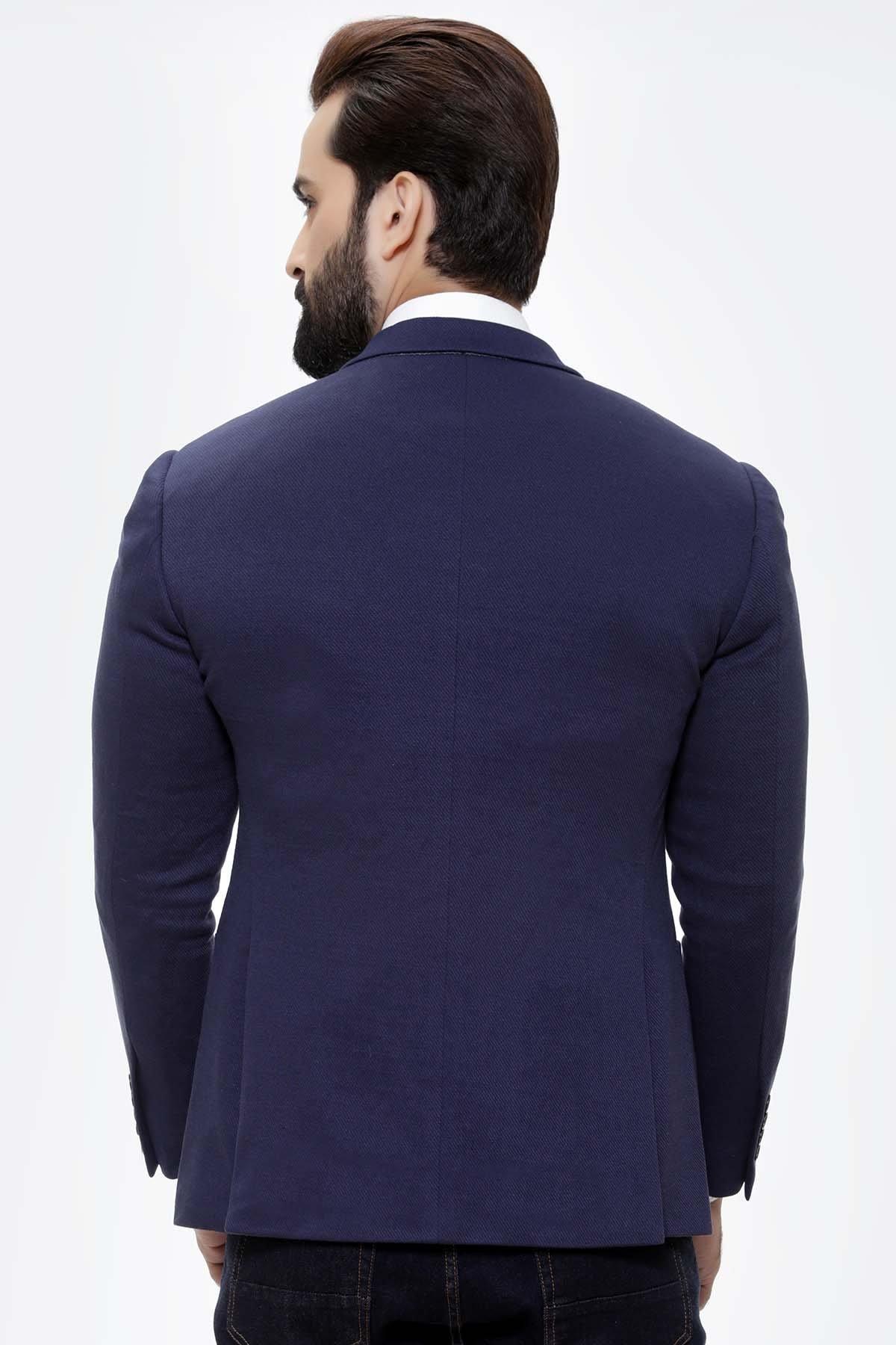 CASUAL COAT 2 BUTTON SLIM FIT NAVY - Image 2