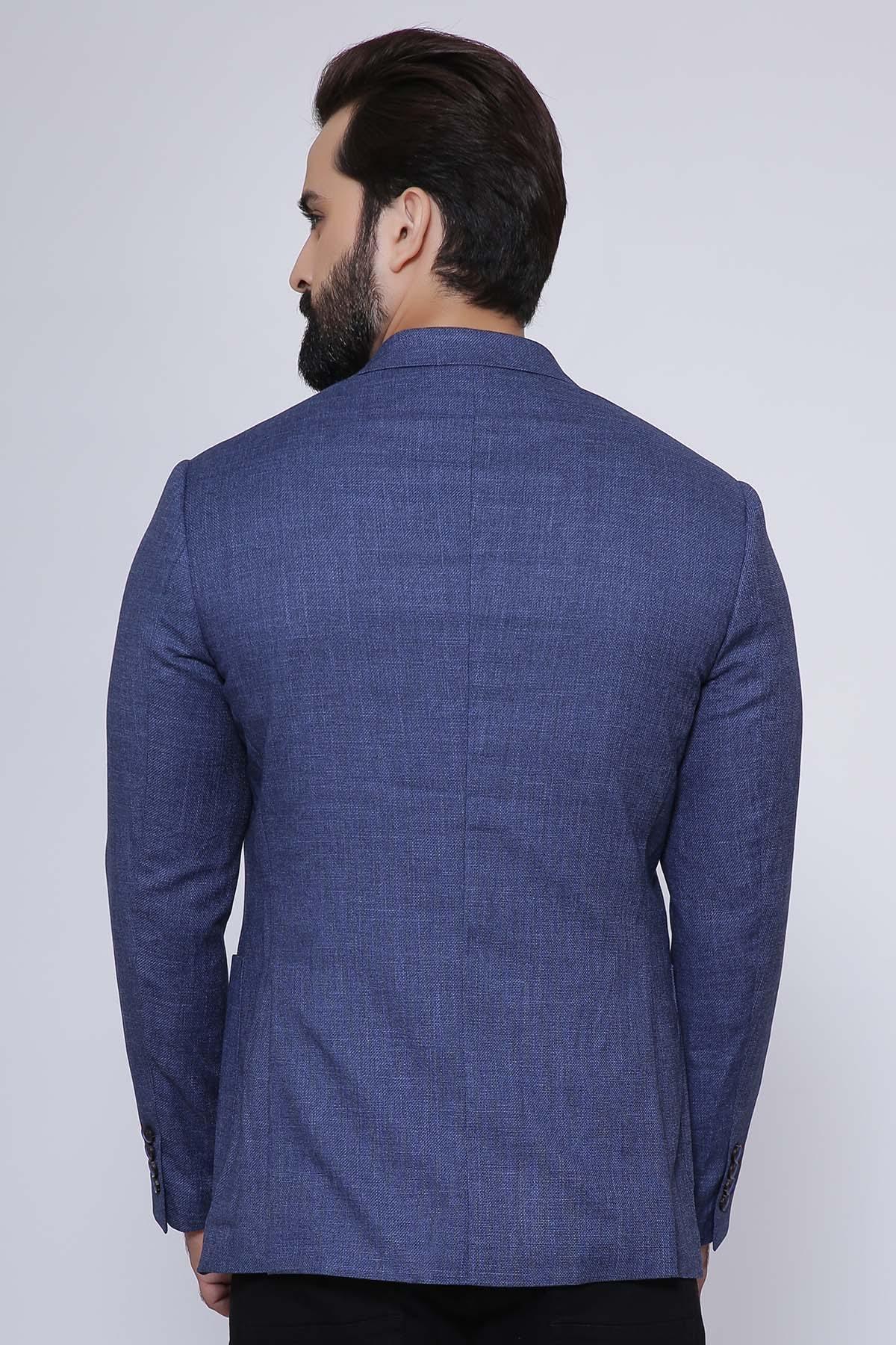CASUAL COAT 2 BUTTON SLIM FIT BLUE - Image 2