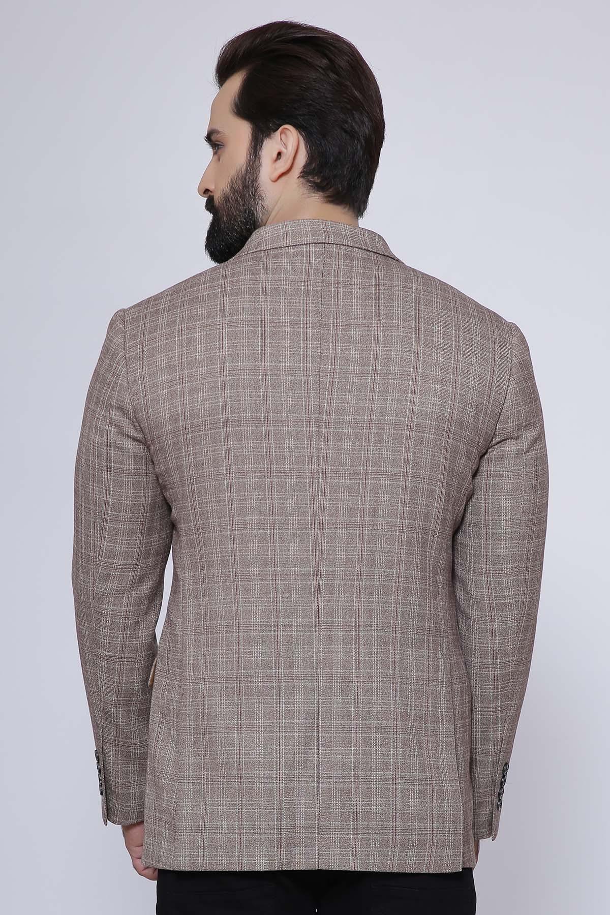 CASUAL COAT 2 BUTTON SMART FIT LIGHT BROWN - Image 2
