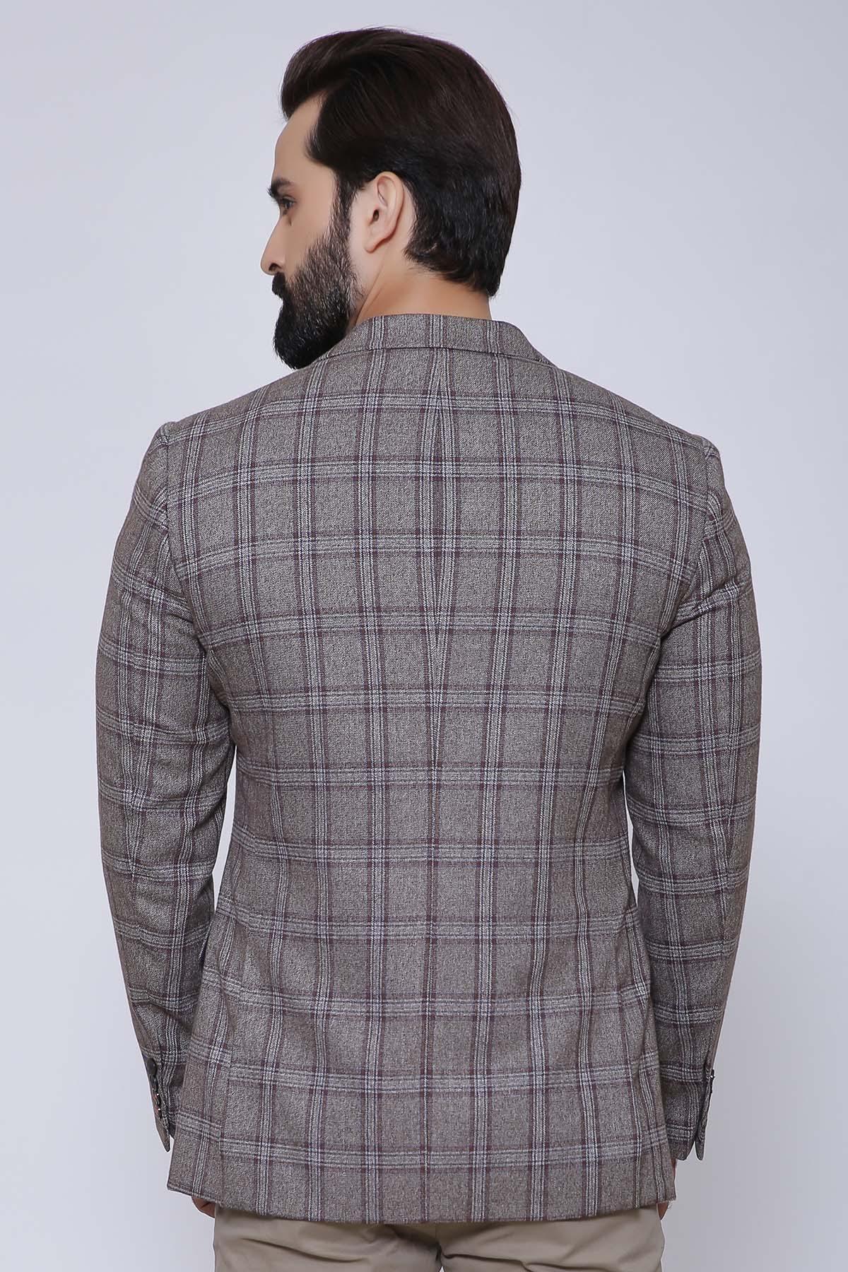 CASUAL COAT SLIM FIT LIGHT BROWN - Image 2