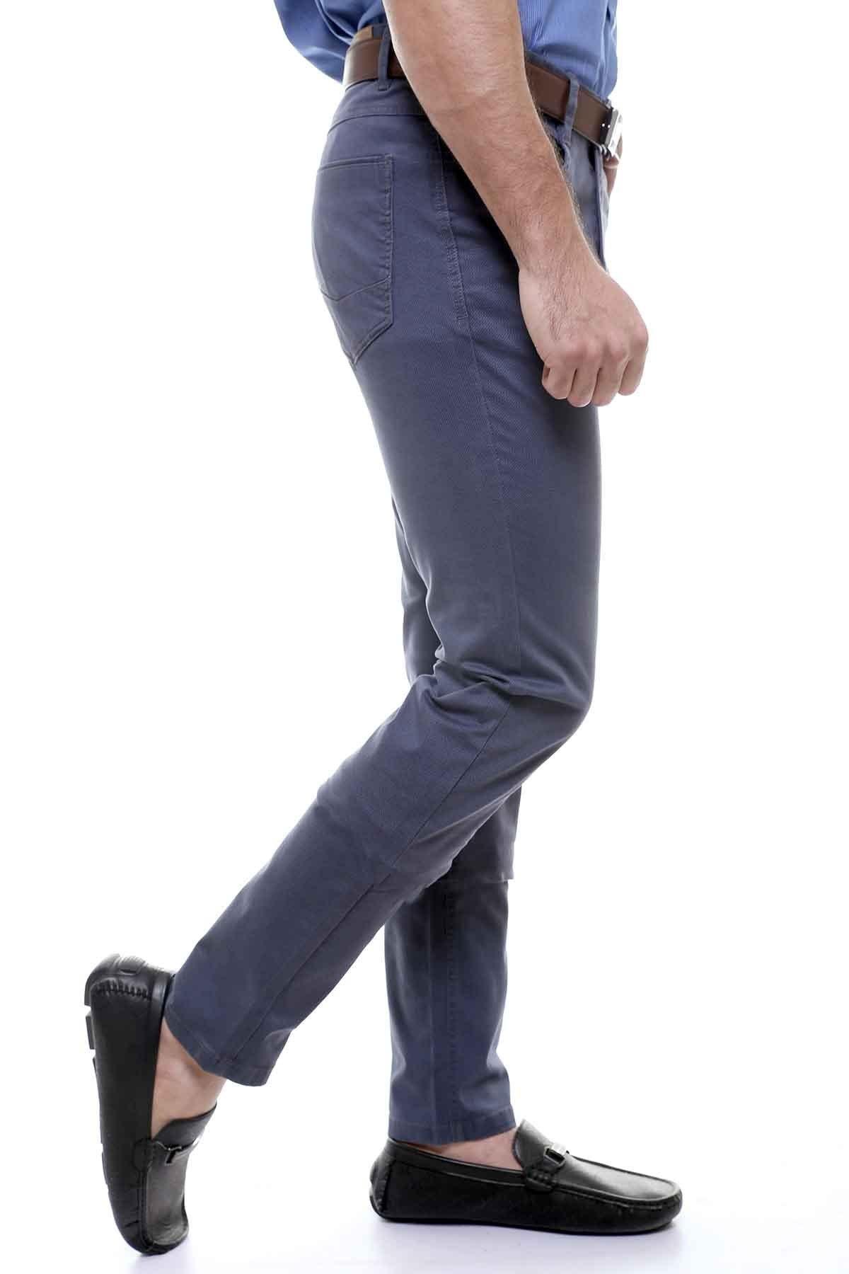 CASUAL PANT 5 POCKET SLIM FIT LIGHT BLUE - Image 3