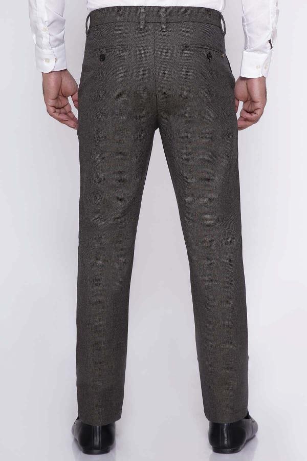 CASUAL PANT CROSS POCKET SLIM FIT GREY BLACK - Image 2