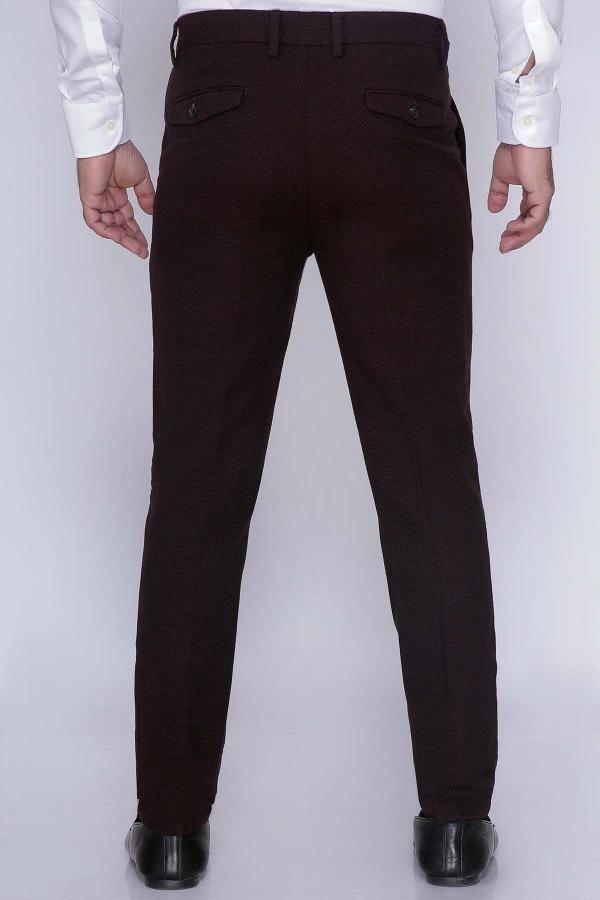 CASUAL PANT CROSS POCKET ITALIAN FIT BROWN - Image 2
