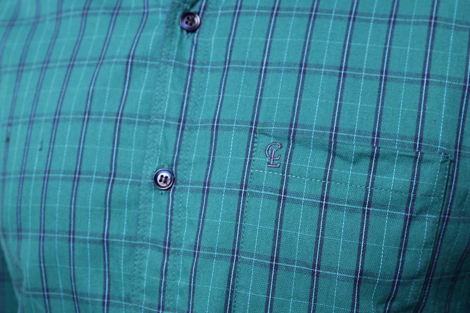 Casual Shirt Full Sleeve GREEN CHECK SLIM FIT - Image 3
