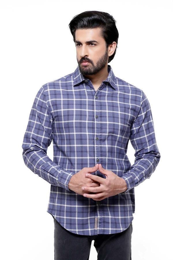 Casual Shirt Full Sleeve BLUE CHECK SLIM FIT