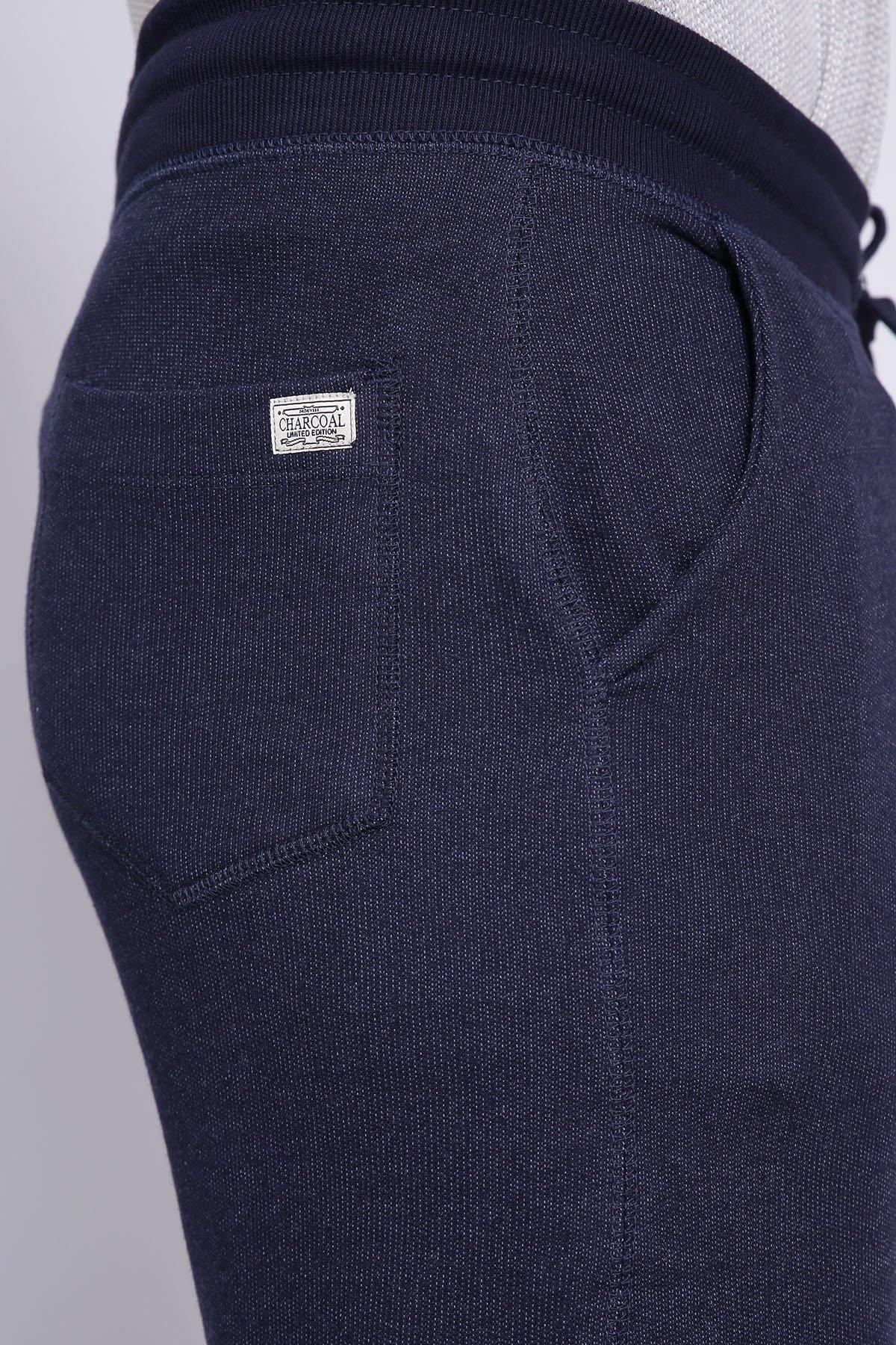 CHAIN YARN TROUSER NAVY - Image 3