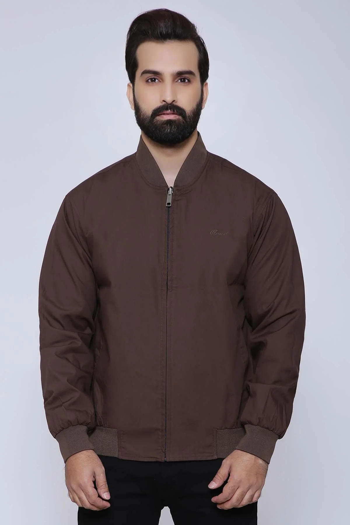 REVERSIBLE  JACKET FULL SLEEVE BLACK BROWN - Image 4