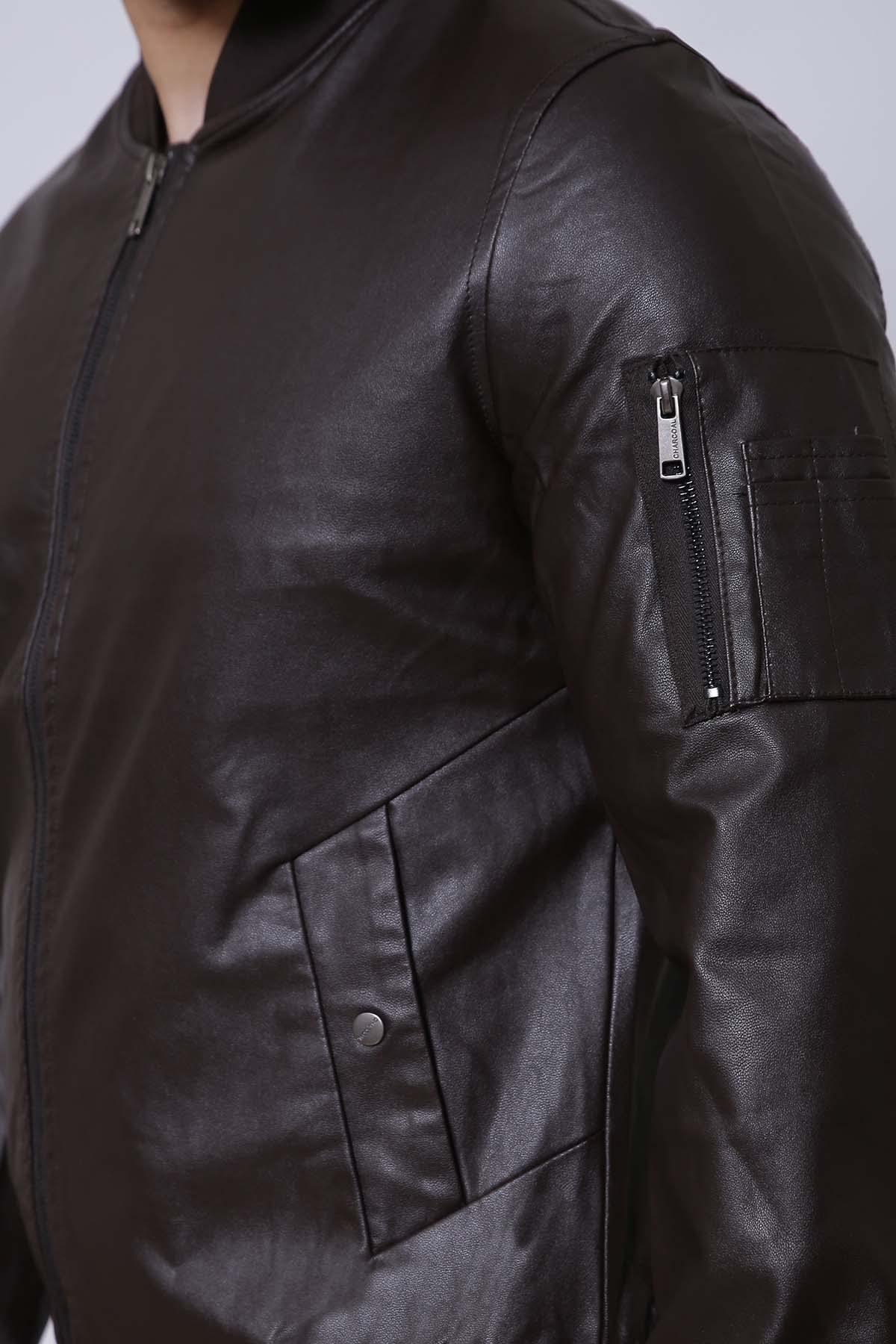 JACKET FULL SLEEVE BROWN - Image 3