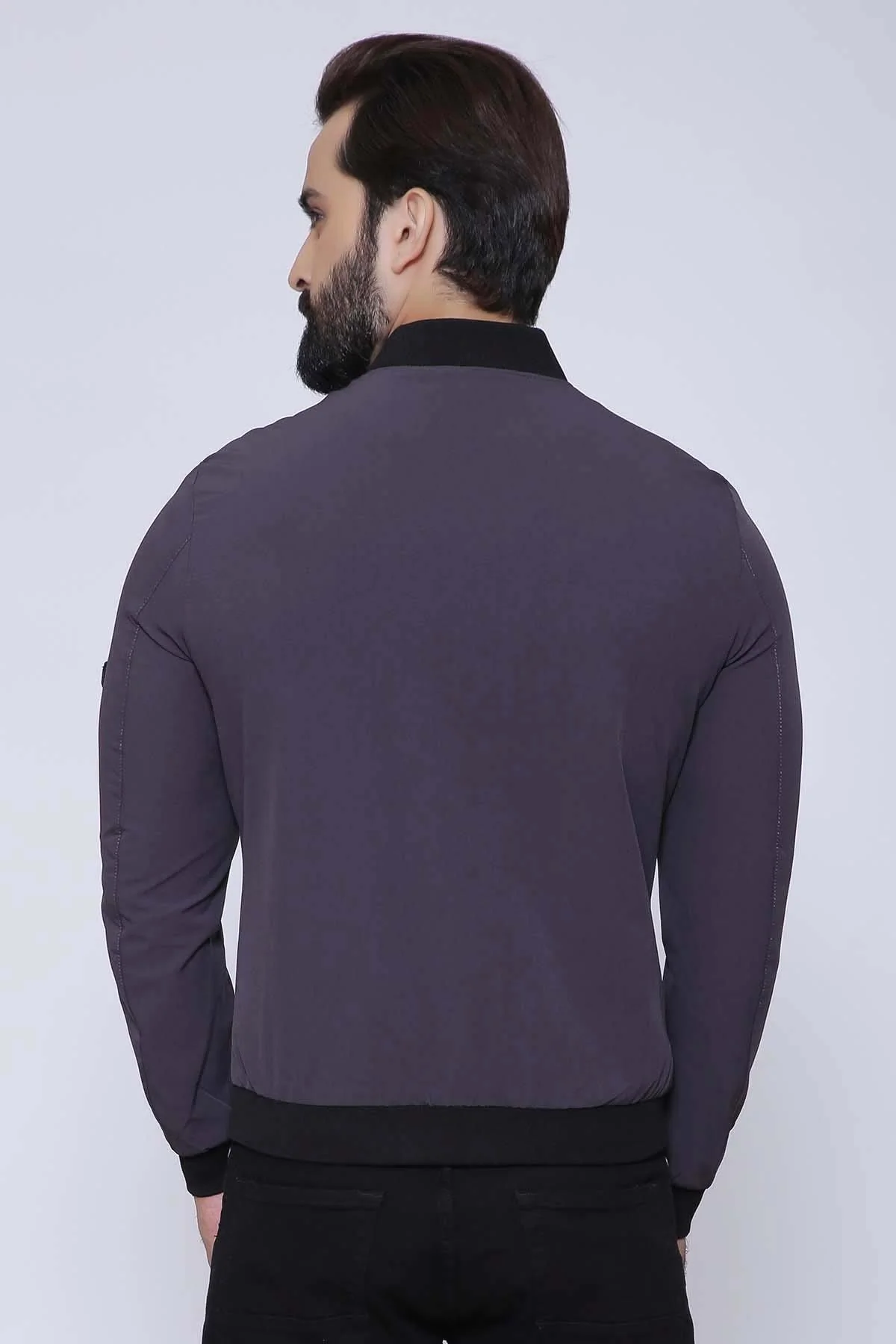 JACKET FULL SLEEVE DARK GREY - Image 2