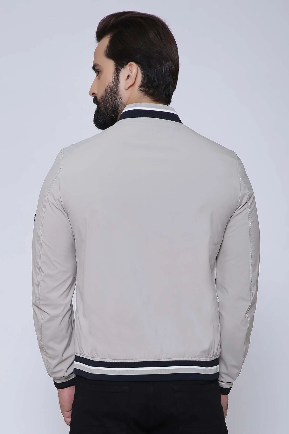 JACKET FULL SLEEVE LIGHT BEIGE - Image 2