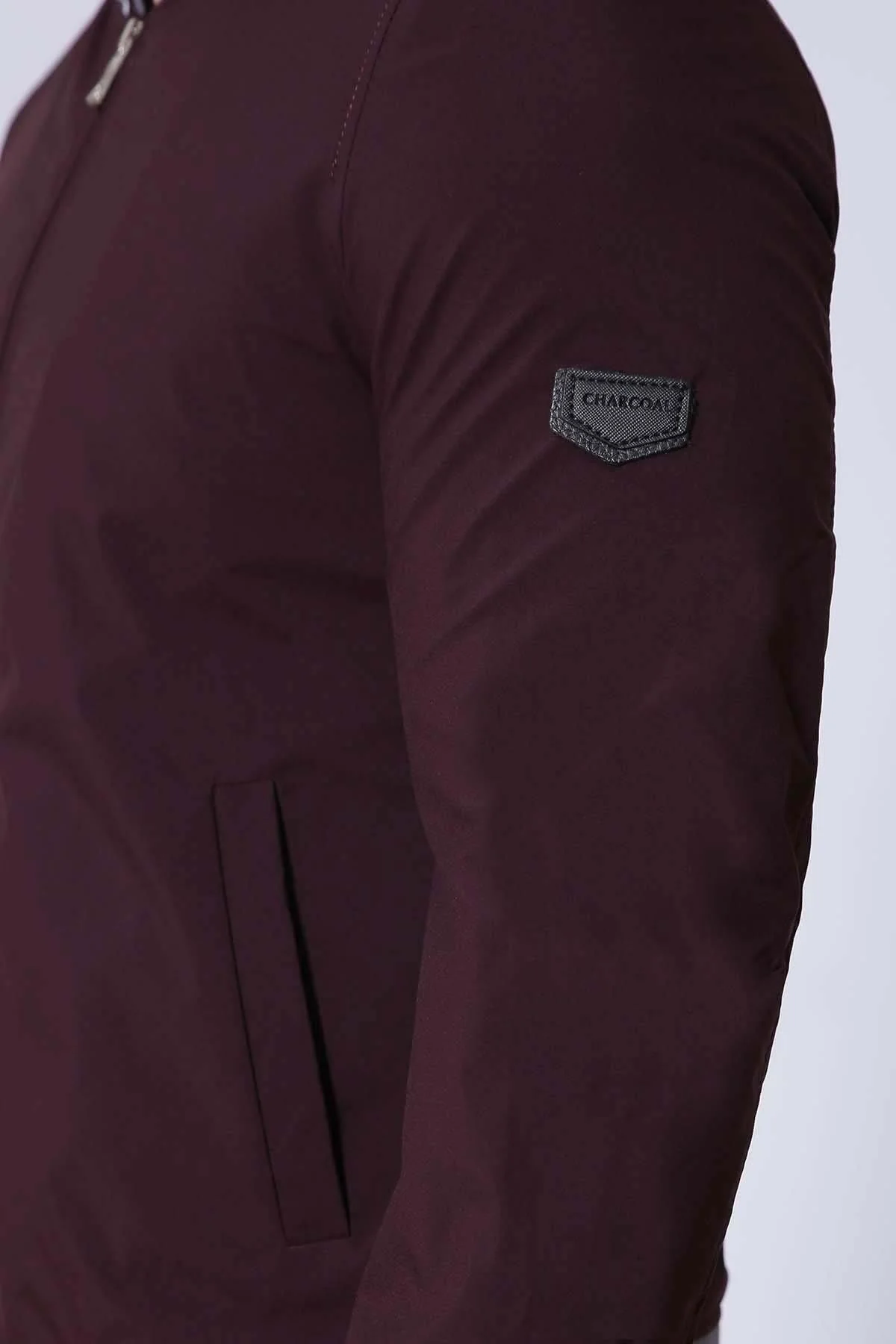 JACKET FULL SLEEVE MAROON - Image 3