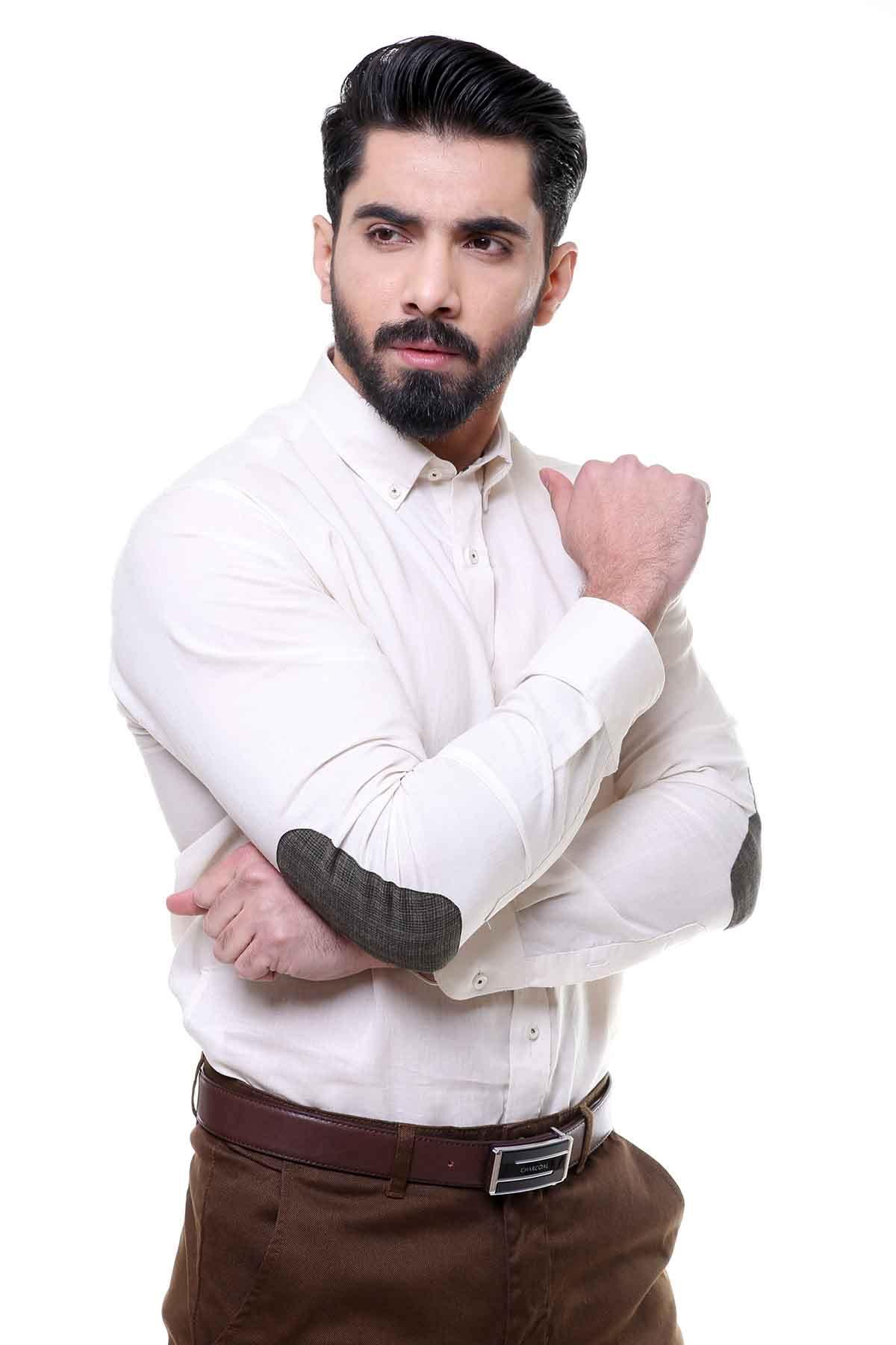 SMART SHIRT FULL SLEEVE OFF WHITE - Image 2
