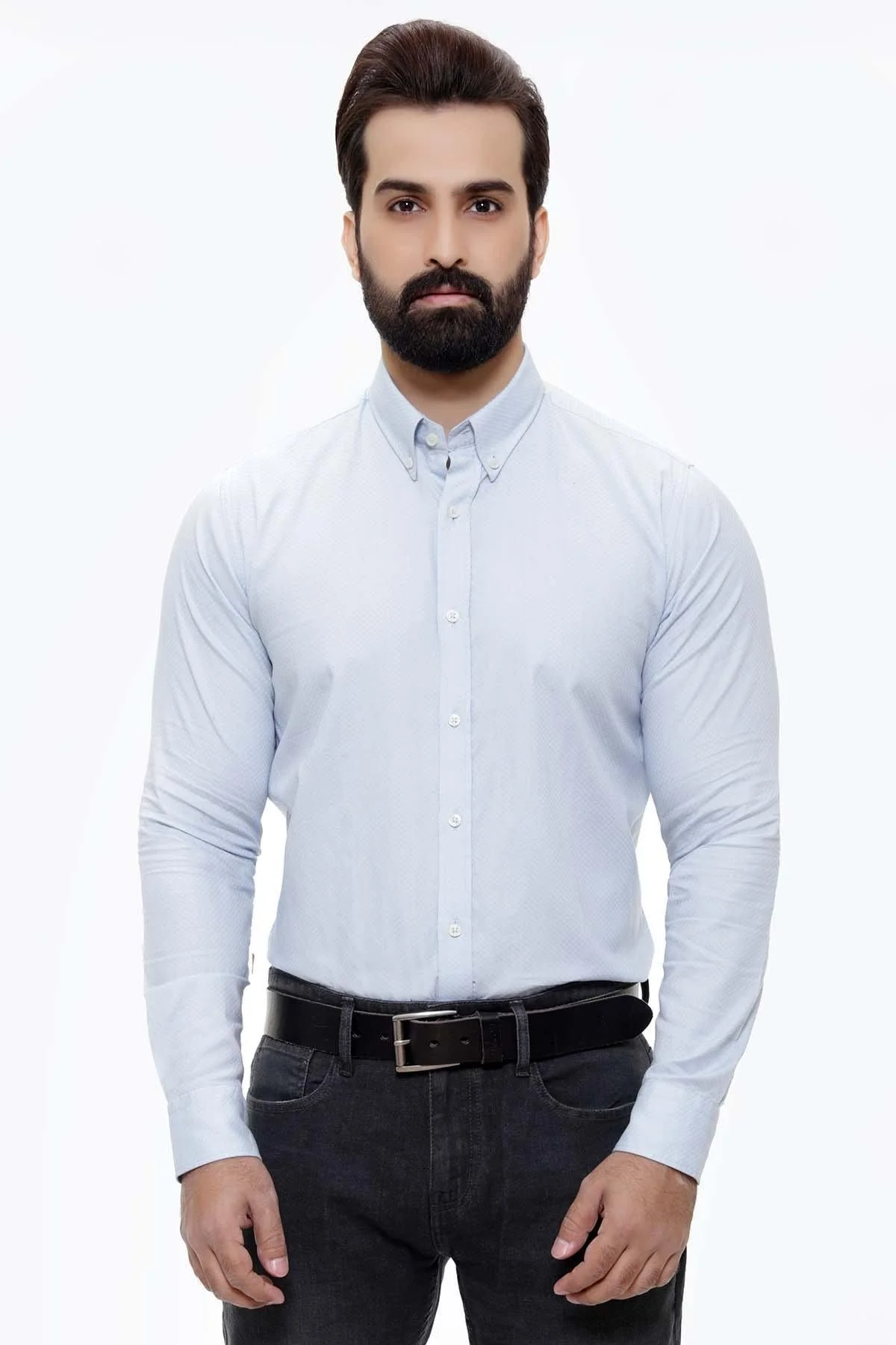 SMART SHIRT FULL SLEEVE LIGHT SKY
