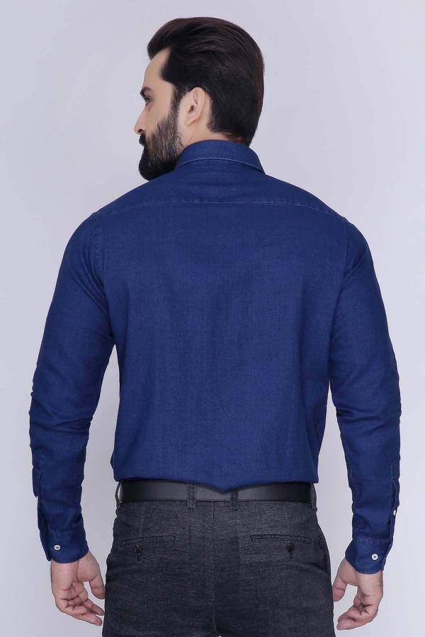 SMART SHIRT FULL SLEEVE NAVY - Image 2