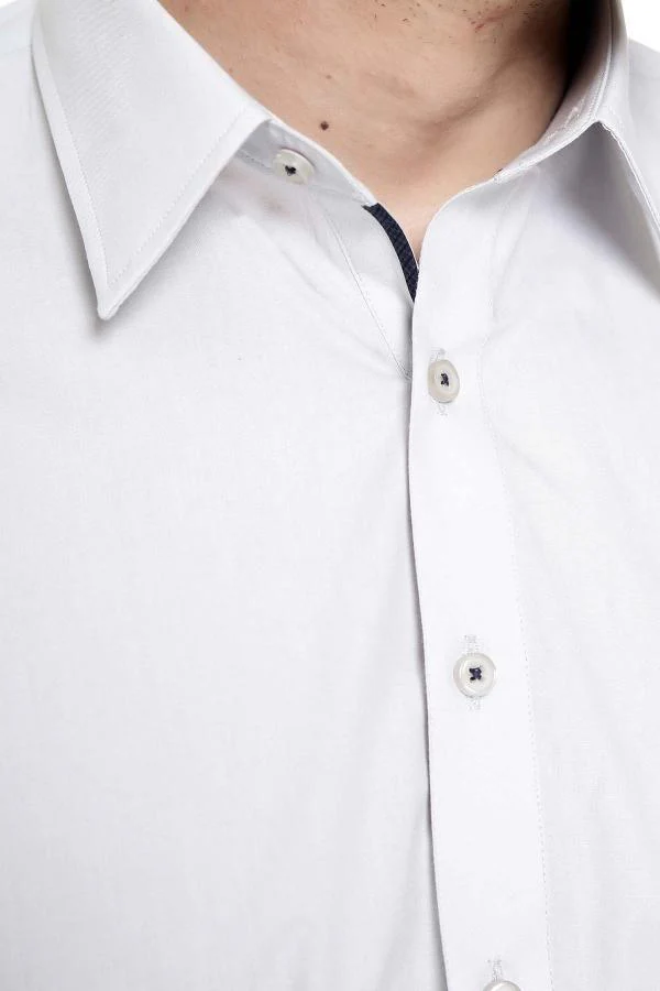 Shalwar Kameez with Collar Grey - Image 2