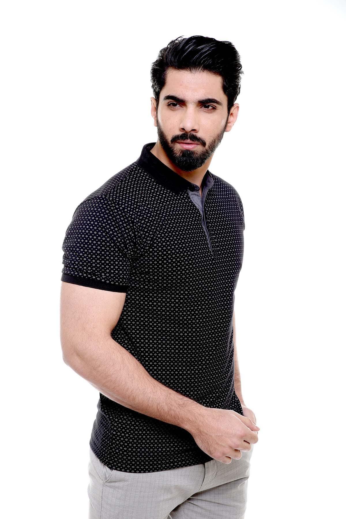T SHIRT POLO BLACK - Image 2