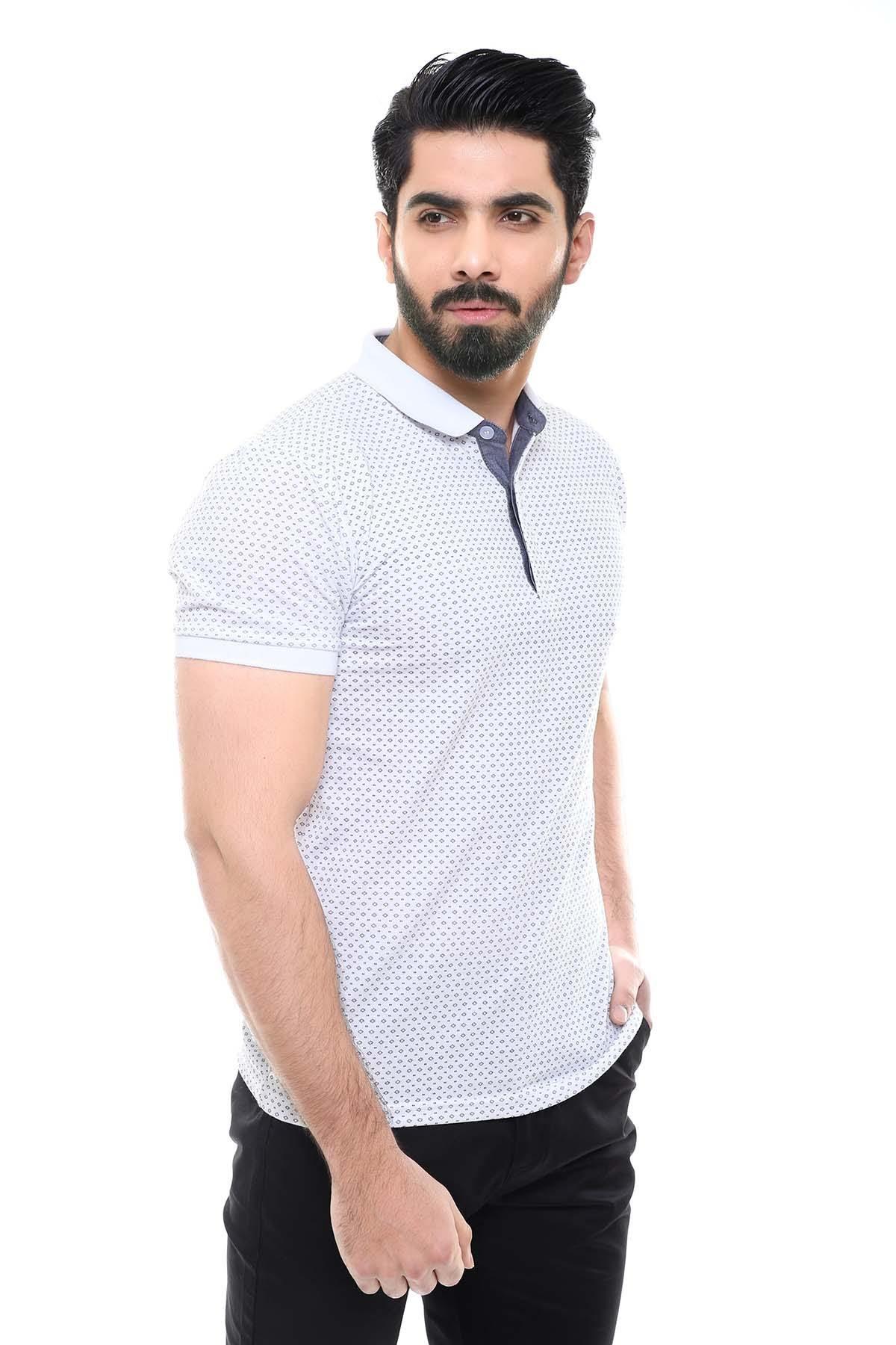 T SHIRT POLO WHITE - Image 3