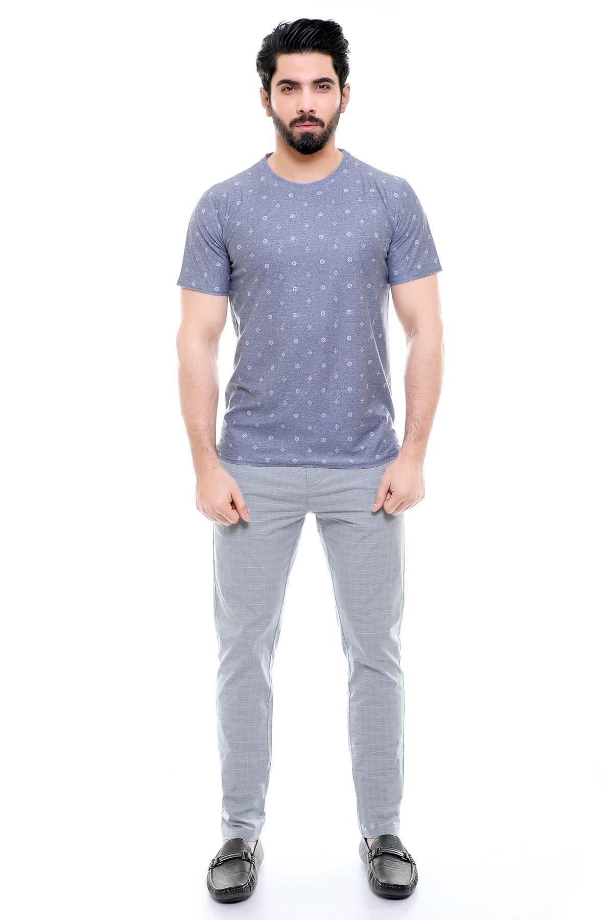 T SHIRT ROUND NECK  BLUE