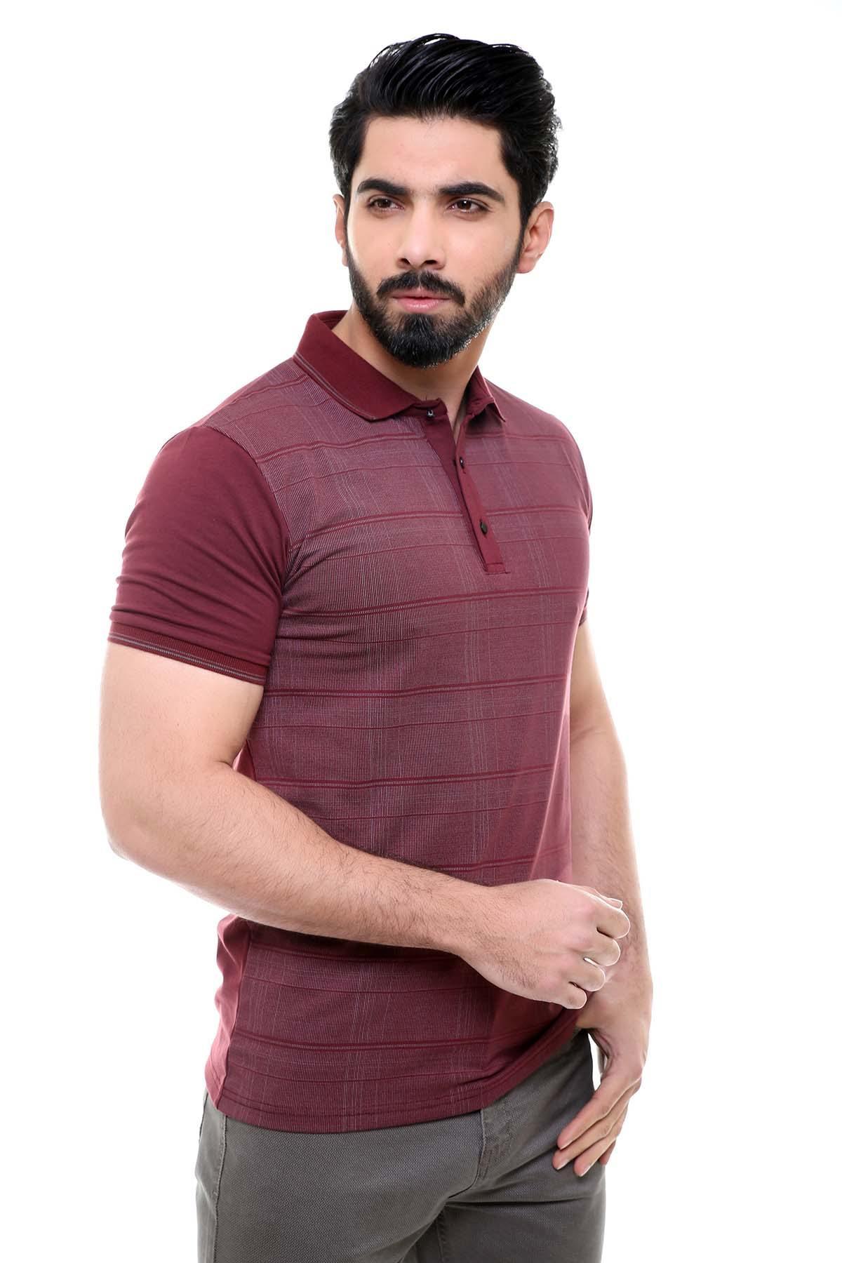 T SHIRT POLO MAROON - Image 2