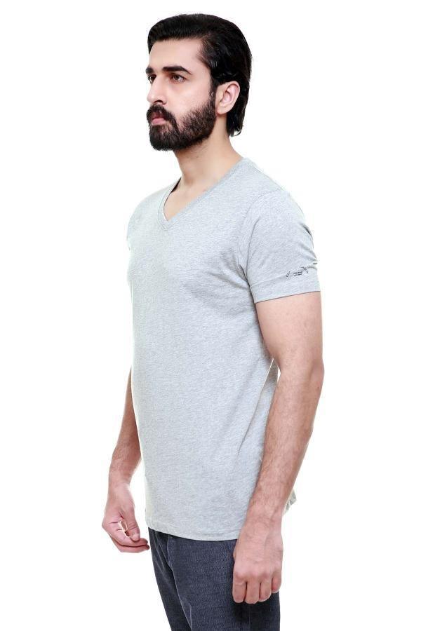 SLEEP WEAR T SHIRT GREY HEATHER - Image 2