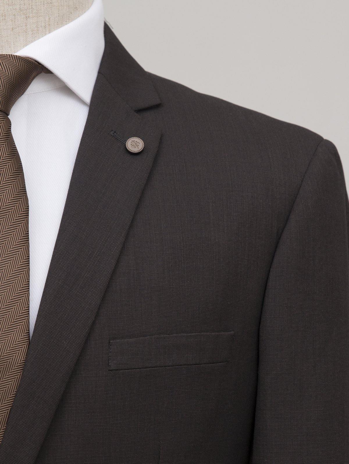 2 PIECE SUIT BLACK BROWN - Image 3
