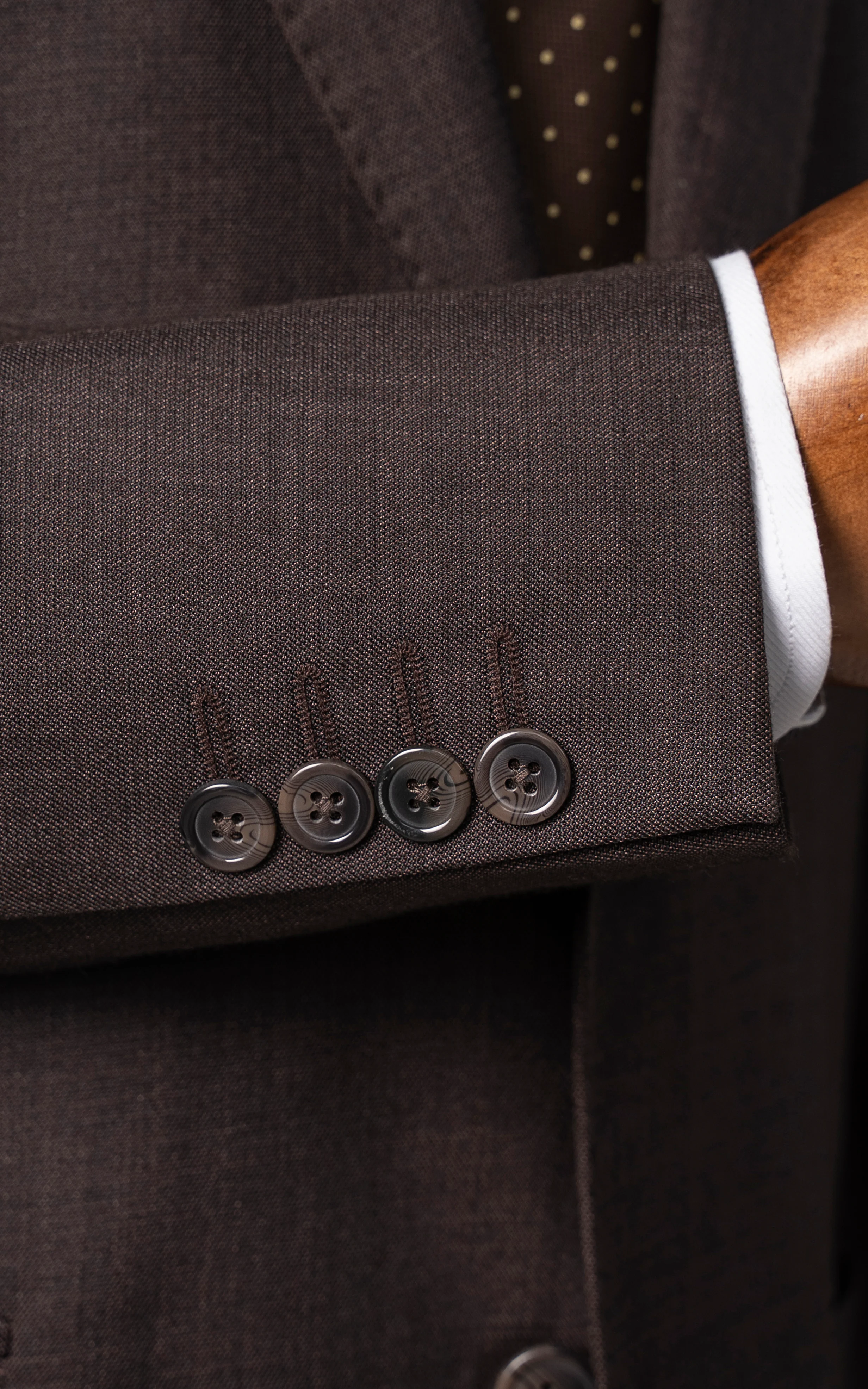 2 PIECE SUIT BROWN - Image 3