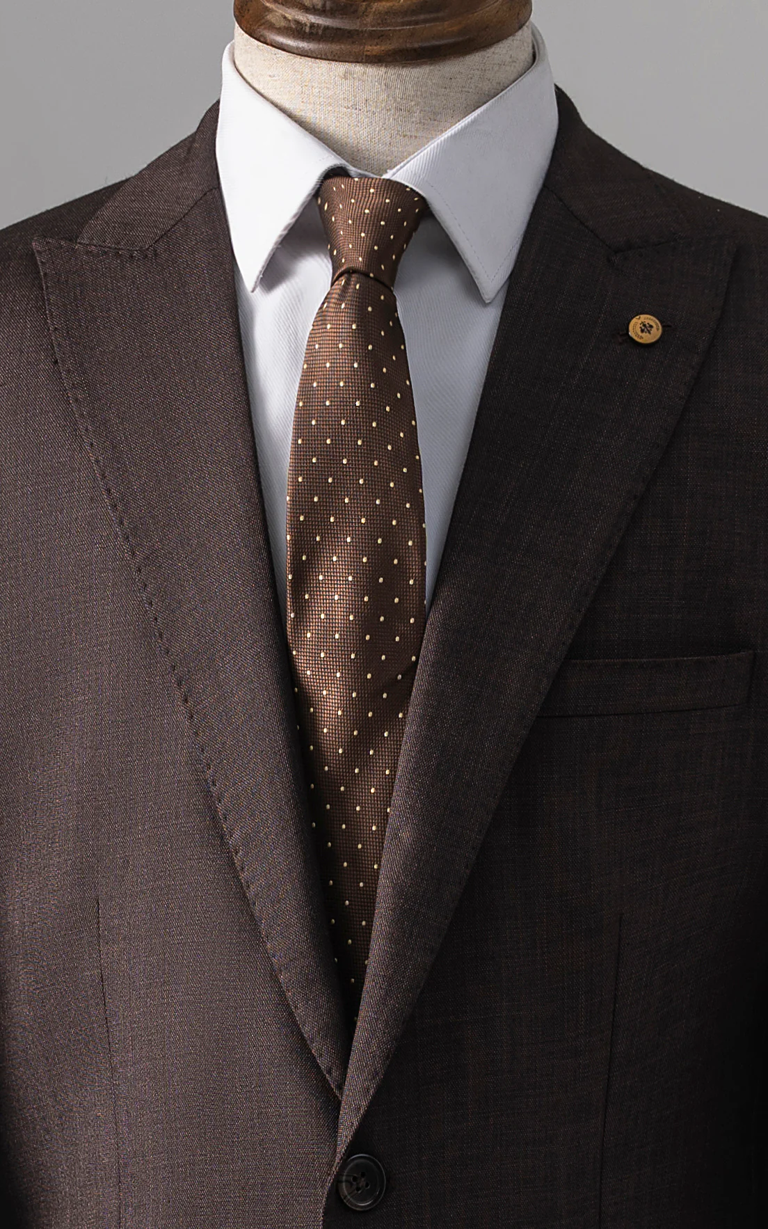 2 PIECE SUIT BROWN - Image 5
