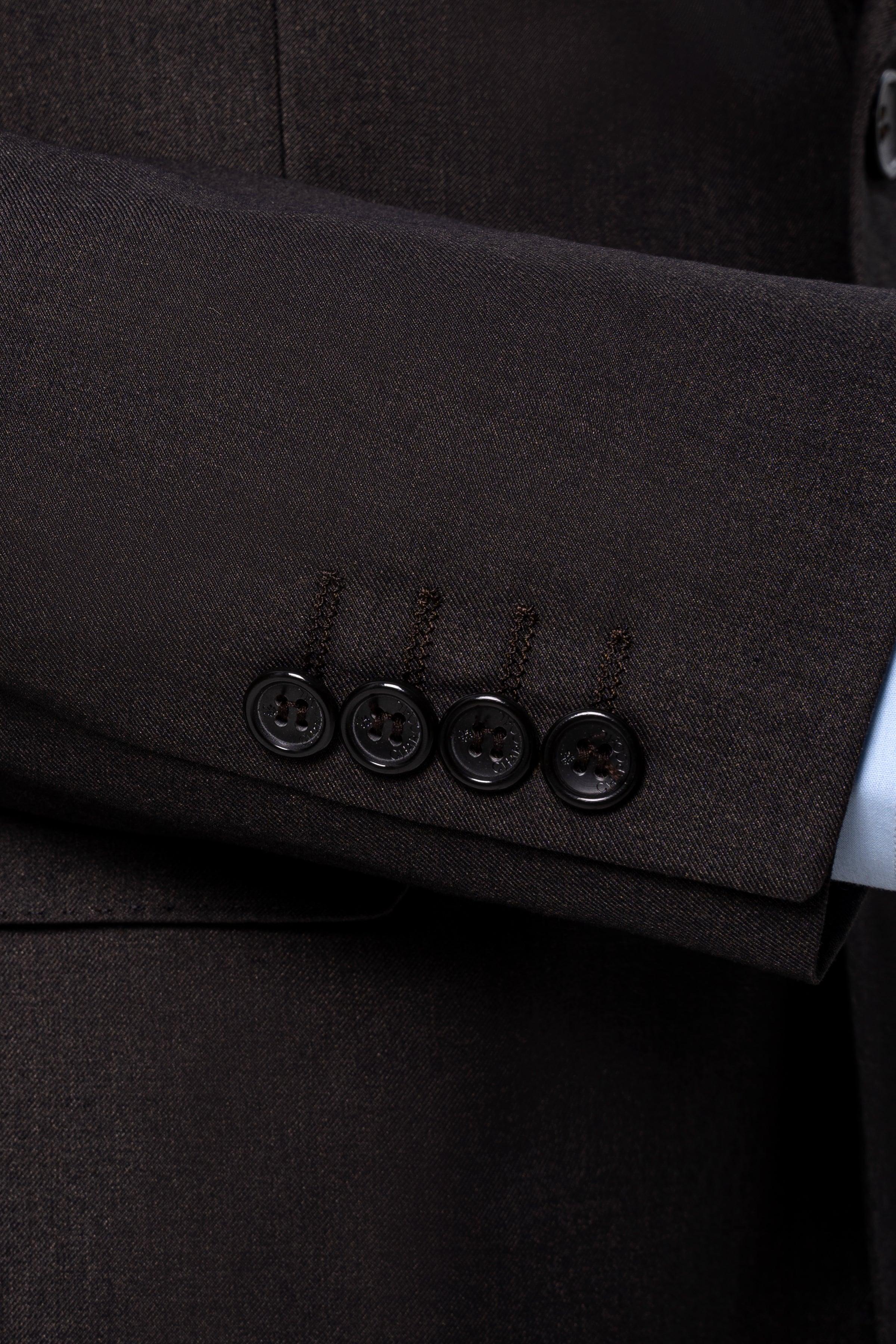 TWO PIECE SUIT BROWN - Image 4