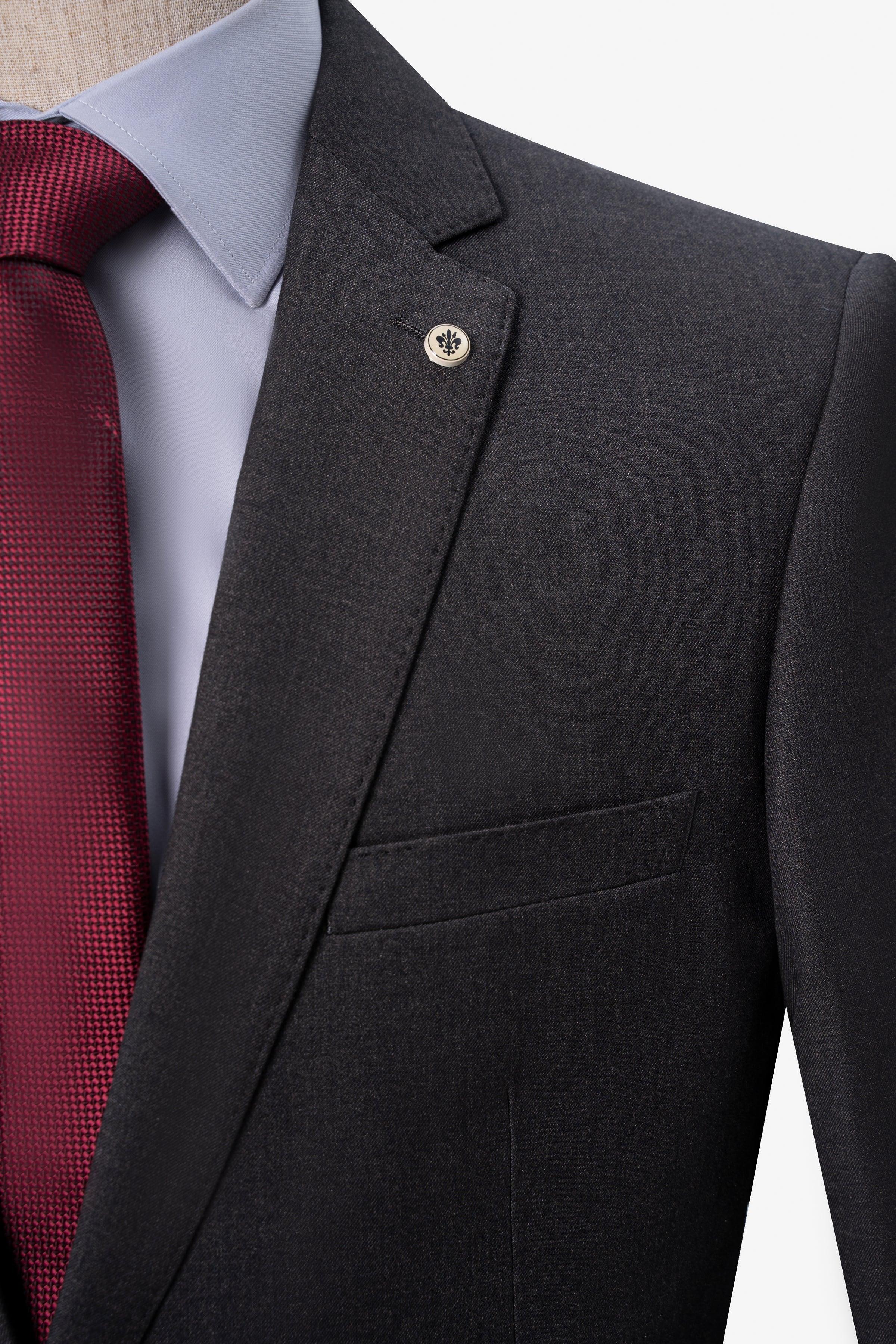 TWO PIECE SUIT GREEN GREY - Image 4