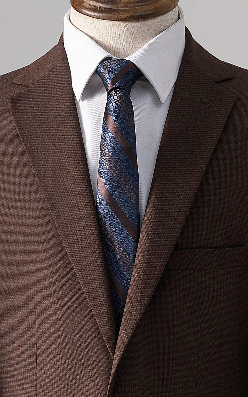 2 PIECE SUIT DARK BROWN - Image 12