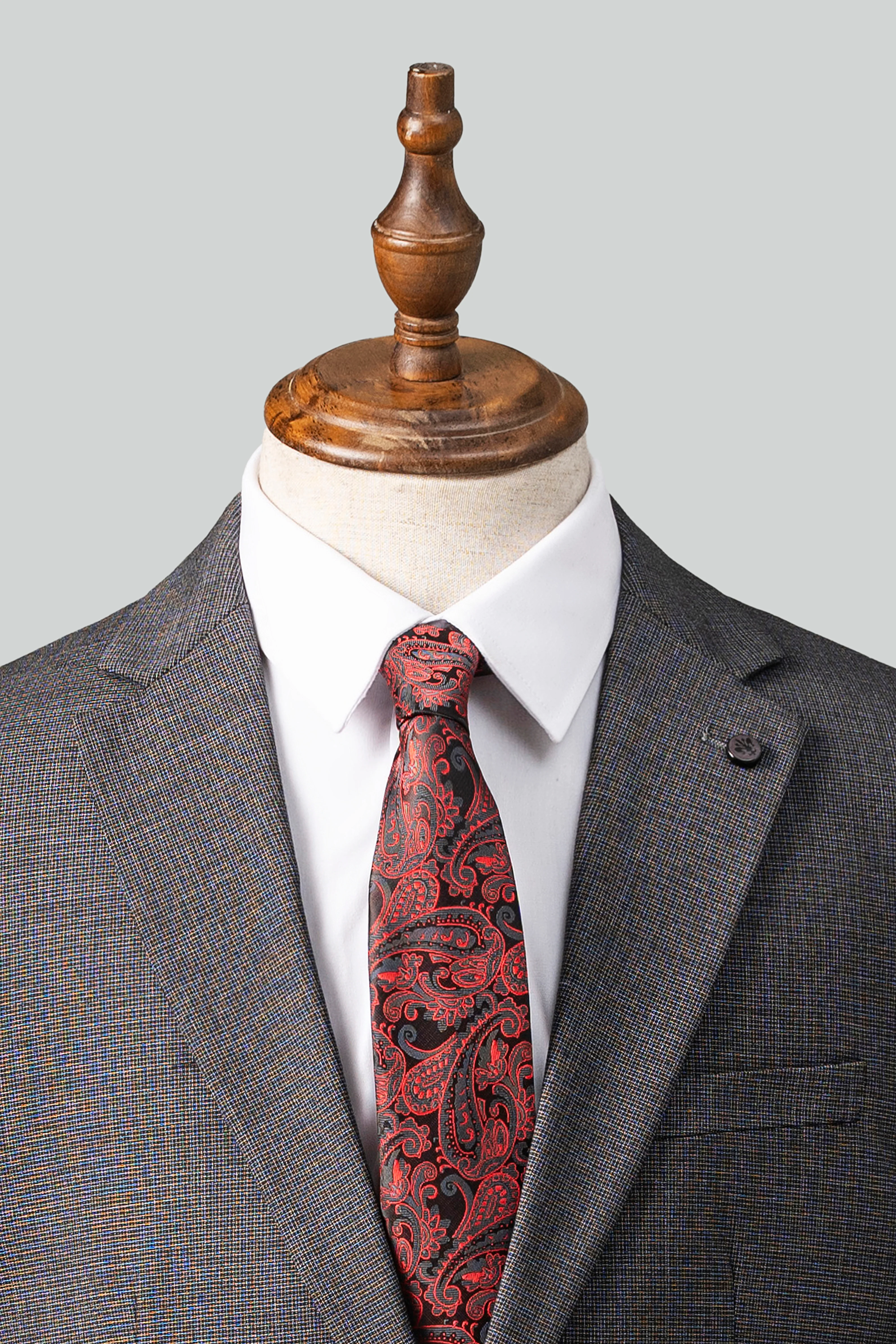 2 PIECE SUIT SLIM FIT DARK GREY - Image 3