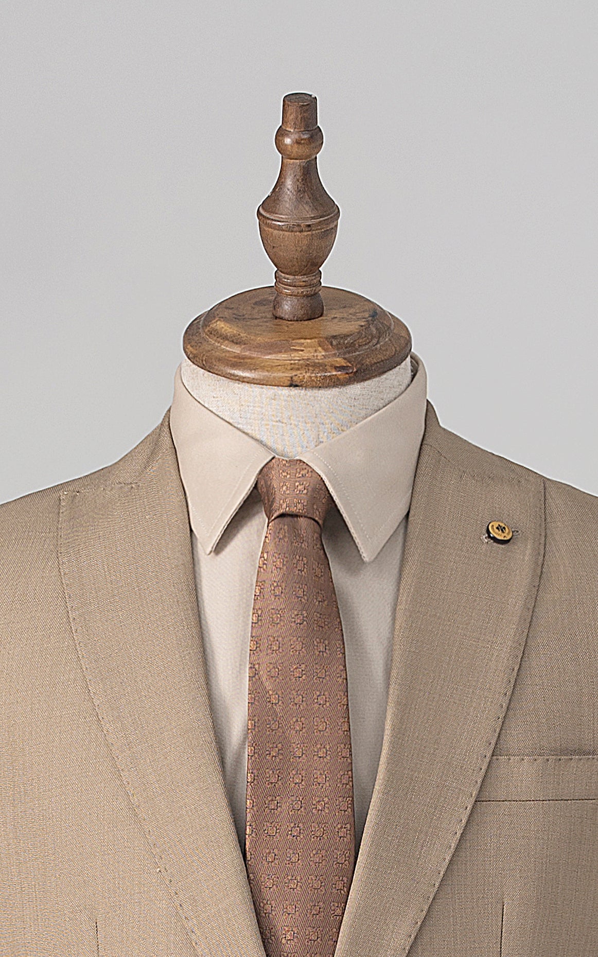 2 PIECE SUIT KHAKI - Image 3