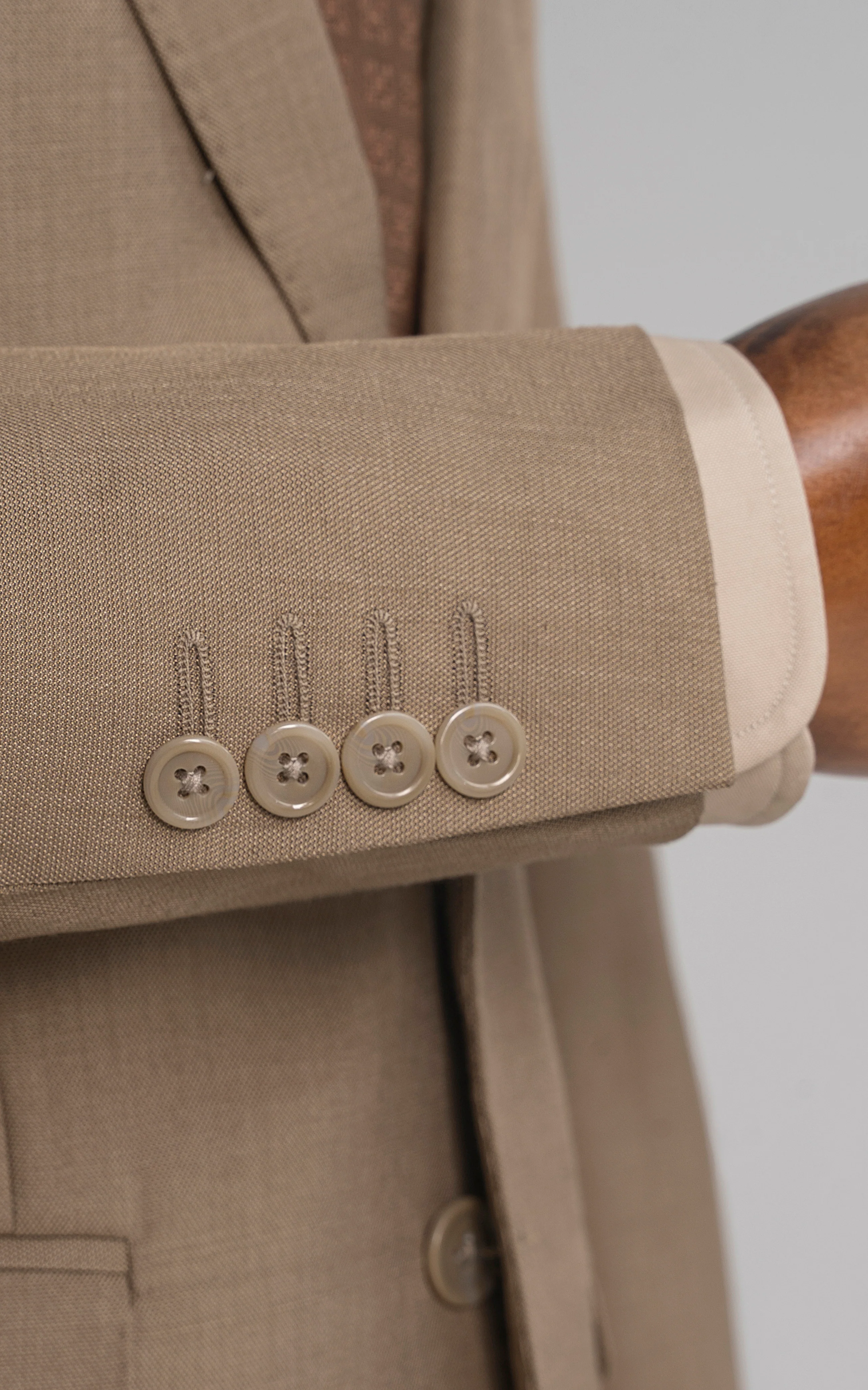 2 PIECE SUIT KHAKI - Image 4