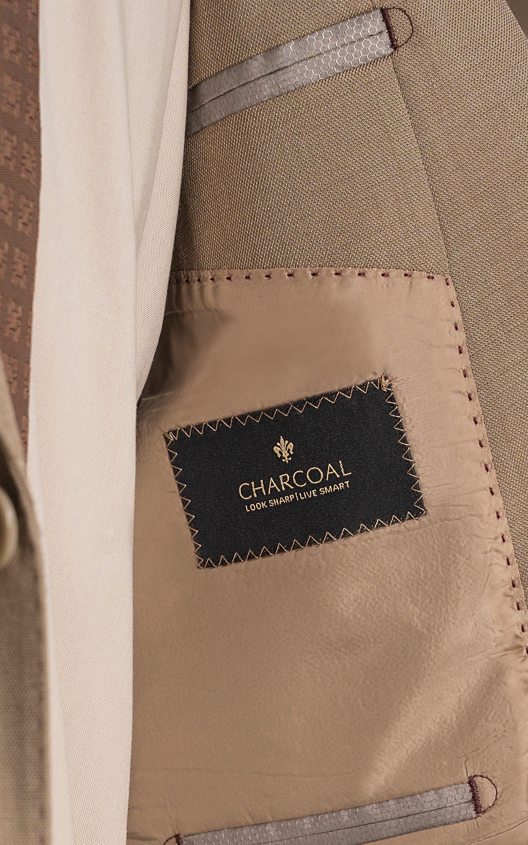 2 PIECE SUIT KHAKI - Image 5