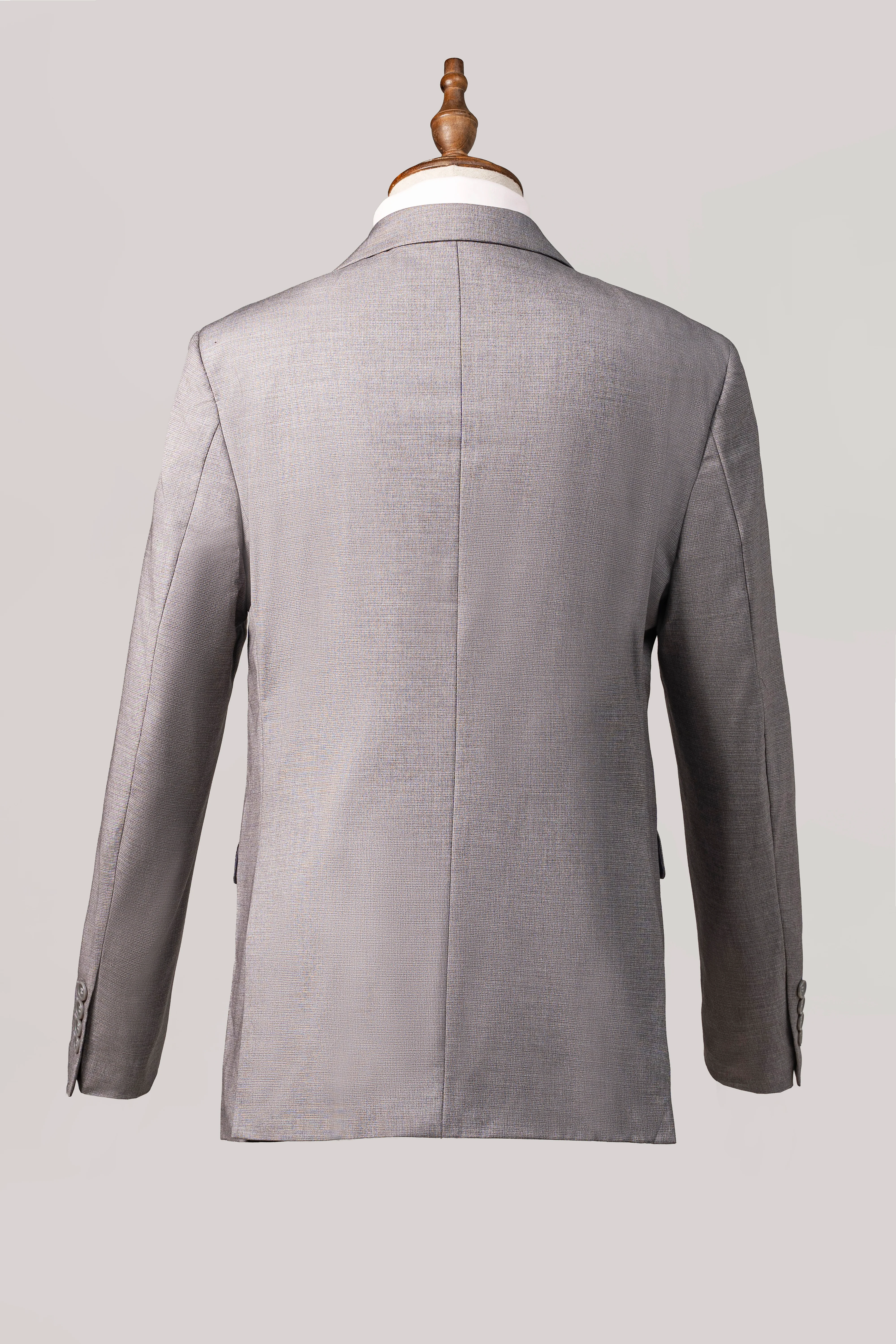 2 PIECE SUIT SLIM FIT LIGHT GREY - Image 3