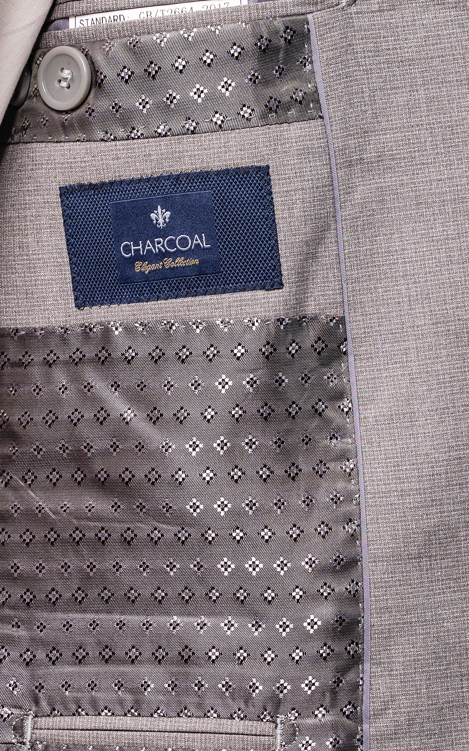 2 PIECE SUIT SLIM FIT LIGHT GREY - Image 7