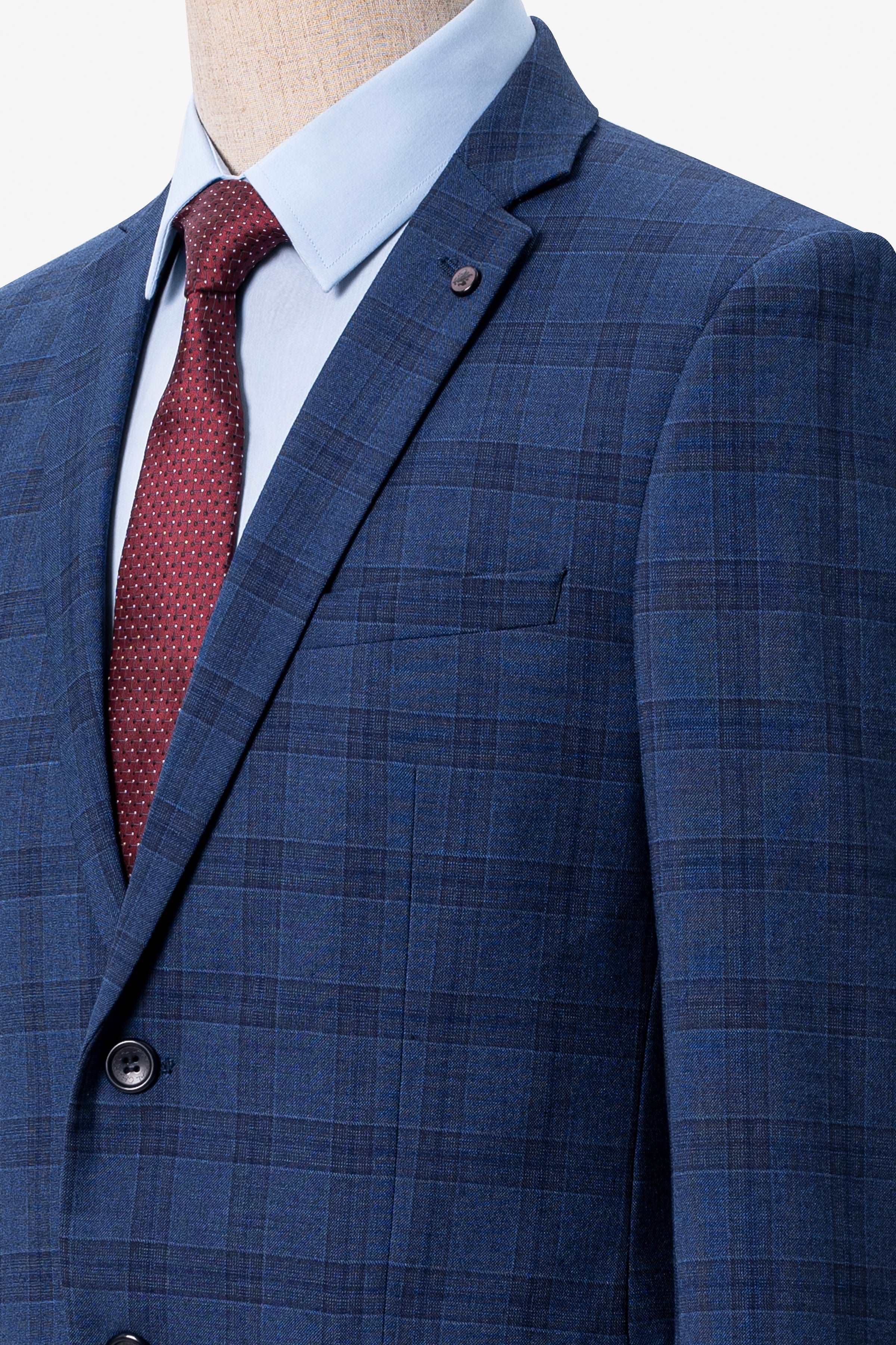 2 PIECE SUIT NAVY BLUE - Image 2