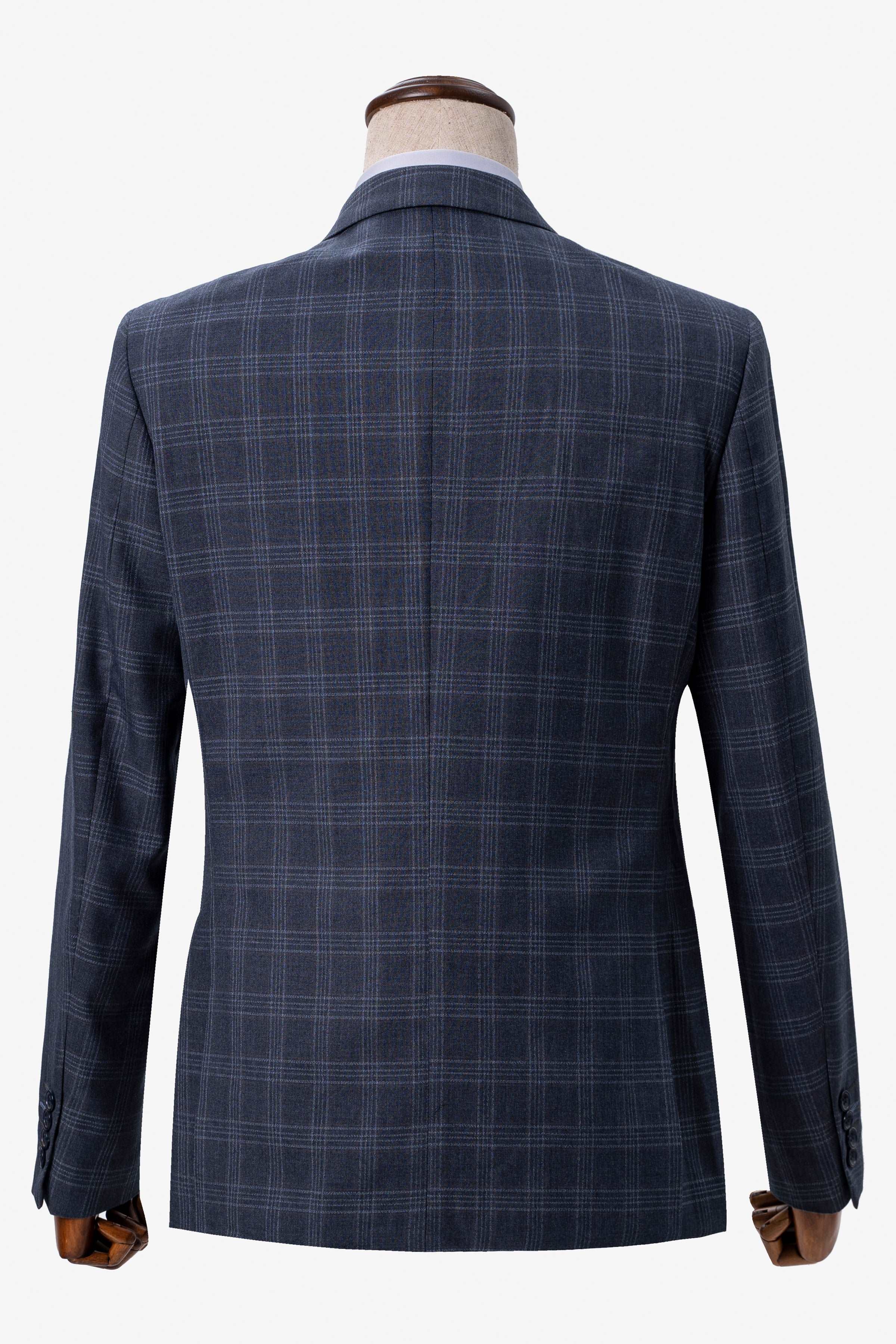 2 PIECE SUIT BLUE GREY - Image 3