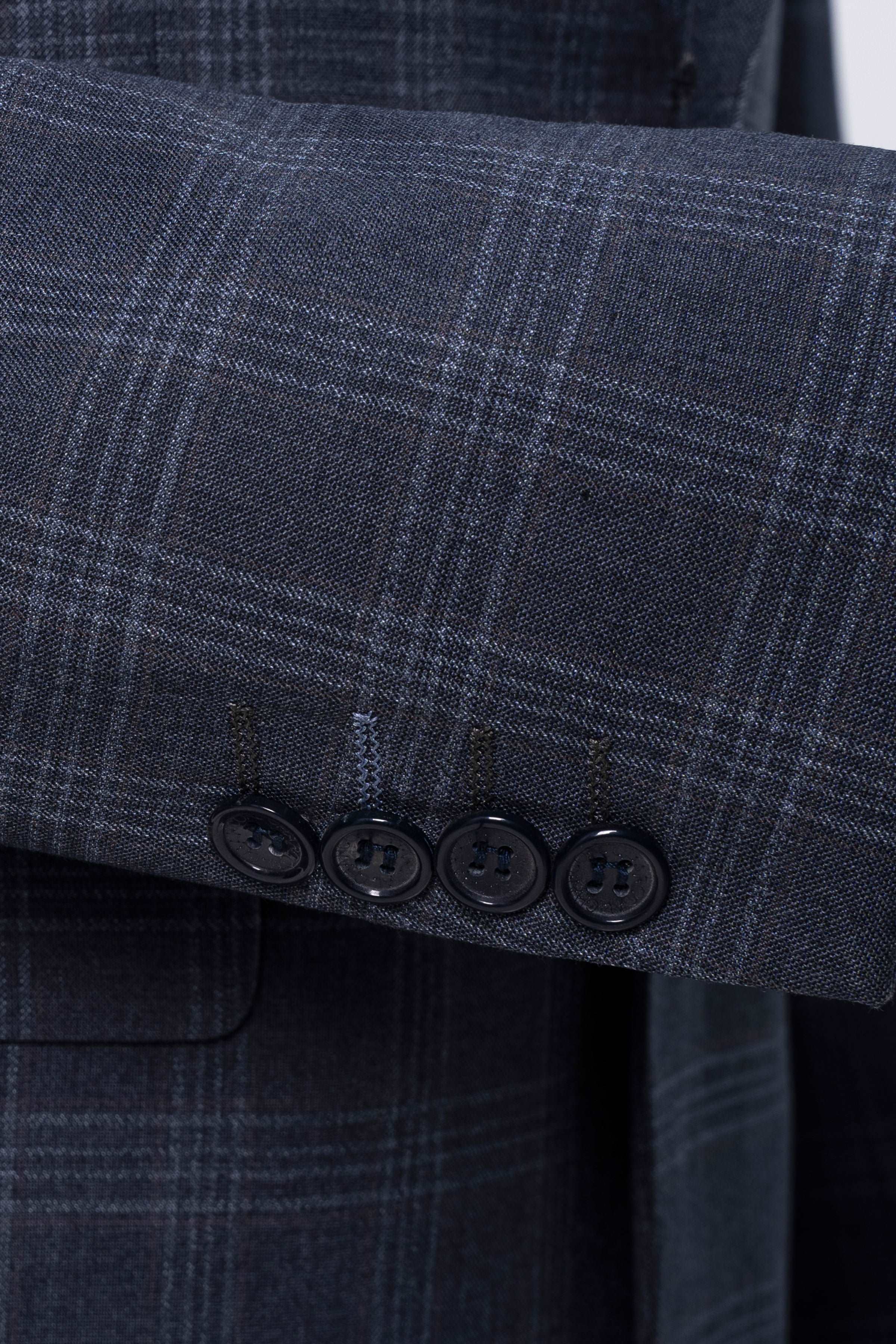 2 PIECE SUIT BLUE GREY - Image 6