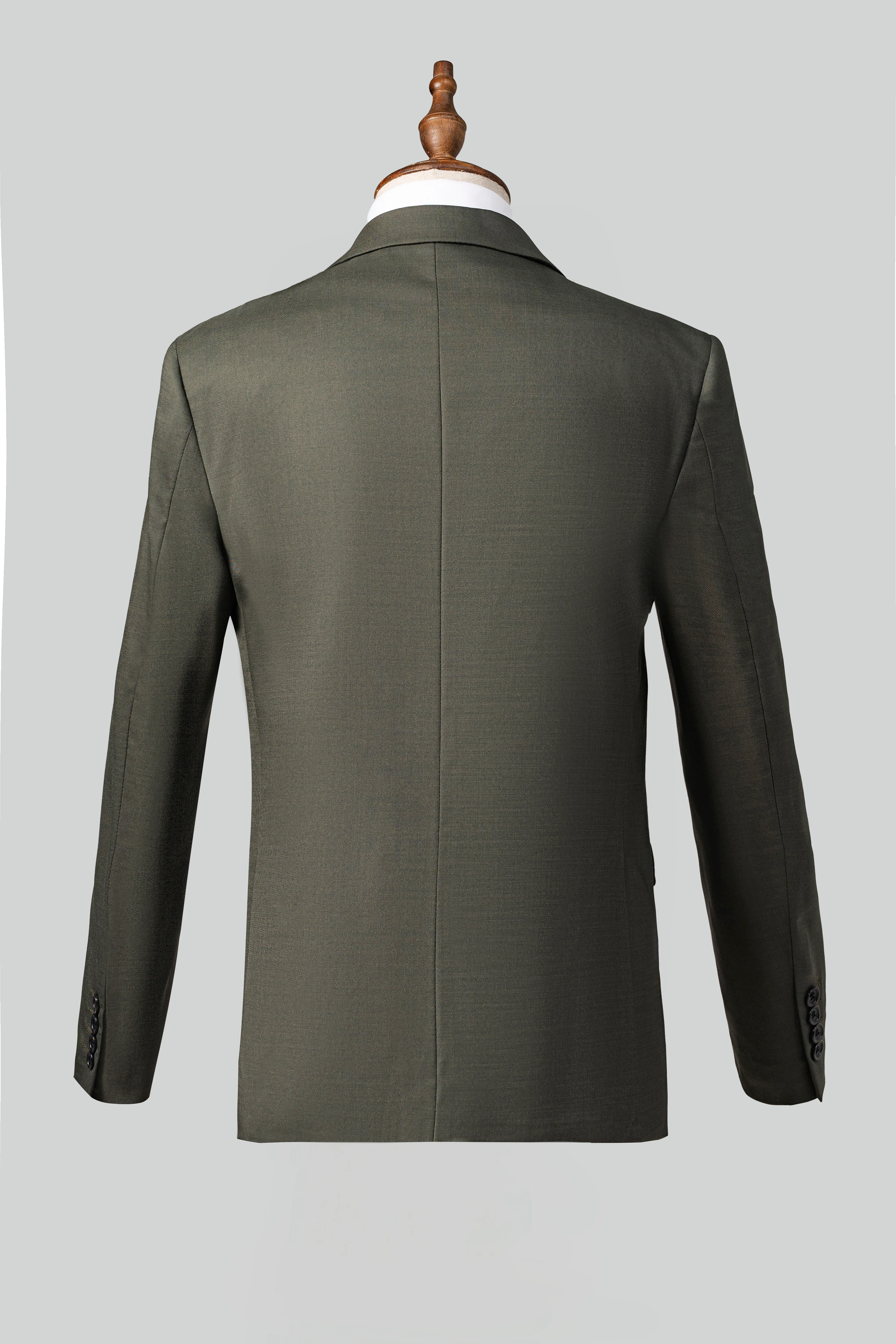 2 PIECE SUIT SLIM FIT DARK OLIVE - Image 4