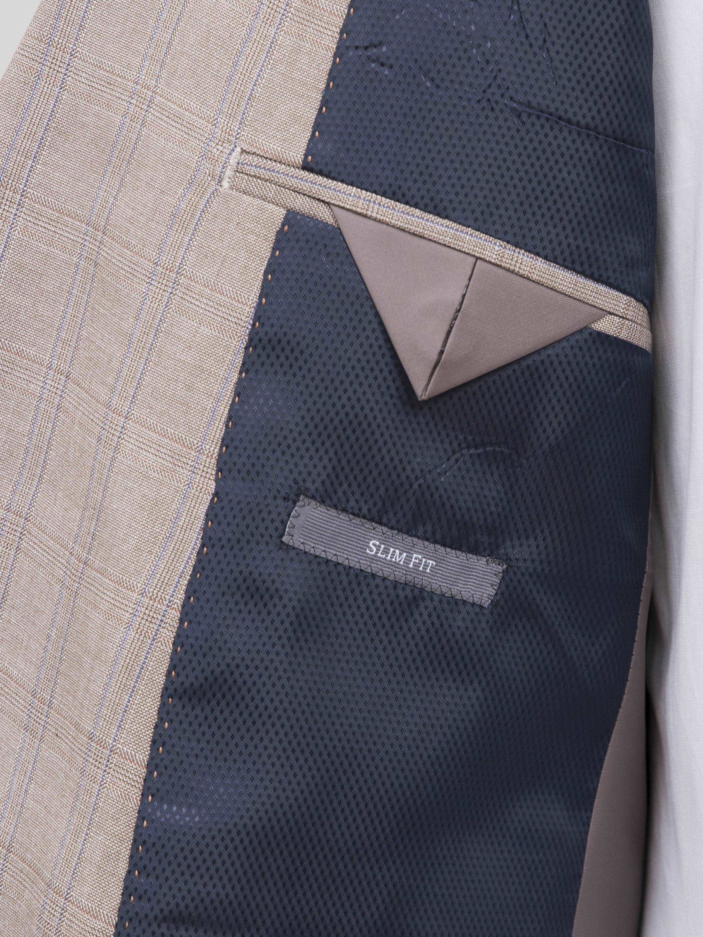 2 PIECE SUIT SLIM FIT LIGHT BROWN - Image 4